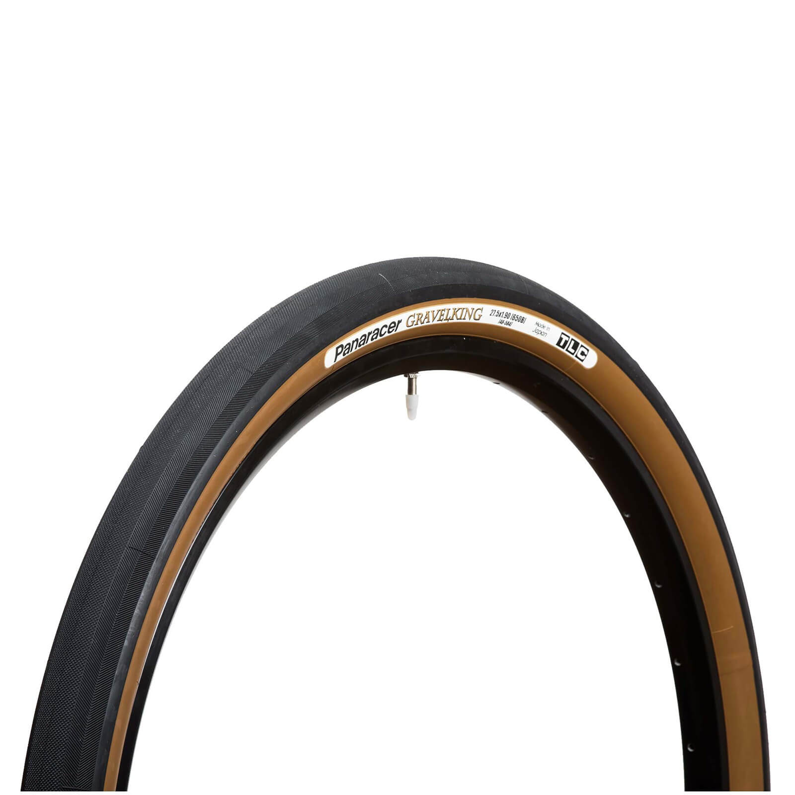 Panaracer Gravel King Clincher Tubeless Ready MTB Tyre - 27.5in x 1.75in - black/brown