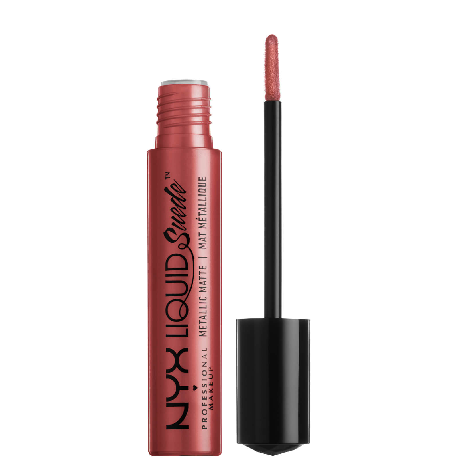 NYX Professional Makeup Liquid Suede rossetto mat metallizzato (varie tonalità) - Bella