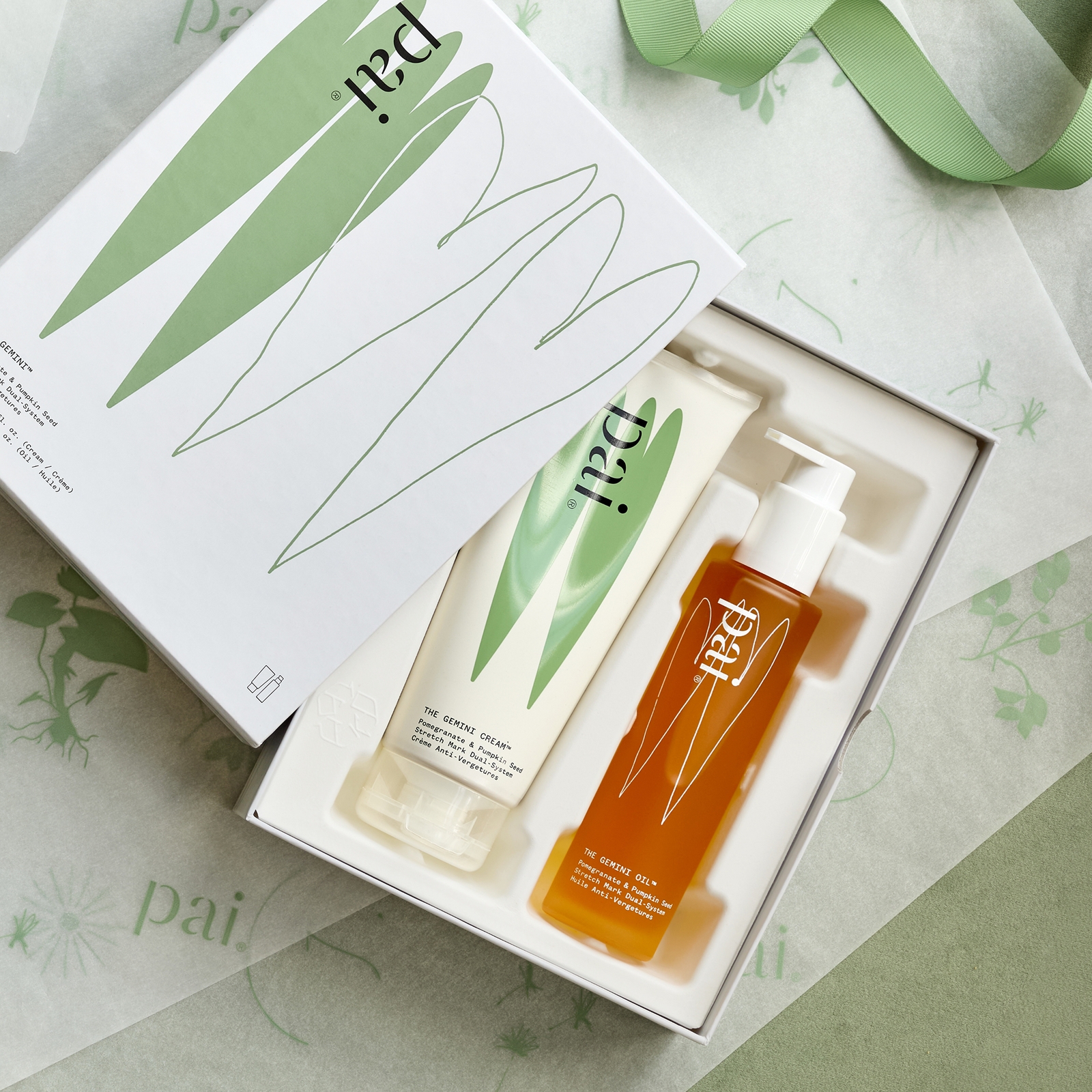Thumbnail - Pai Skincare The Gemini Granatapfel- und Kürbis-Dual-System gegen Dehnungsstreifen 300 ml