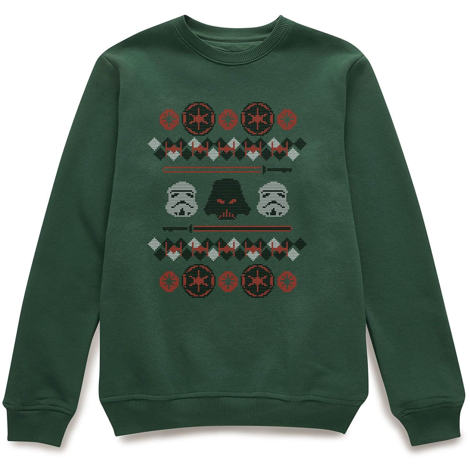 Star Wars Empire Knit Green Christmas Sweatshirt - XXL