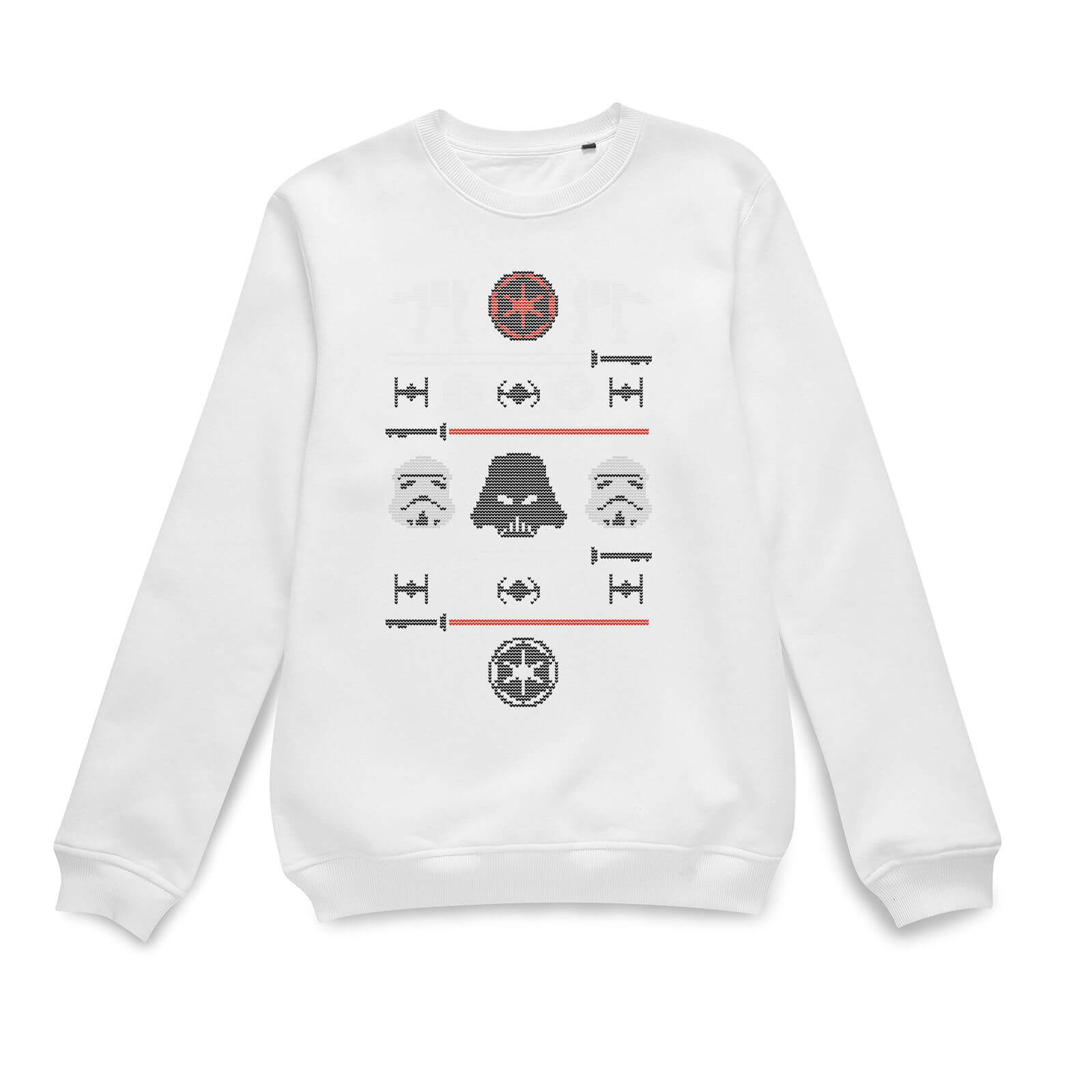 Star Wars Imperial Knit Bianco Maglione Natalizio - XL