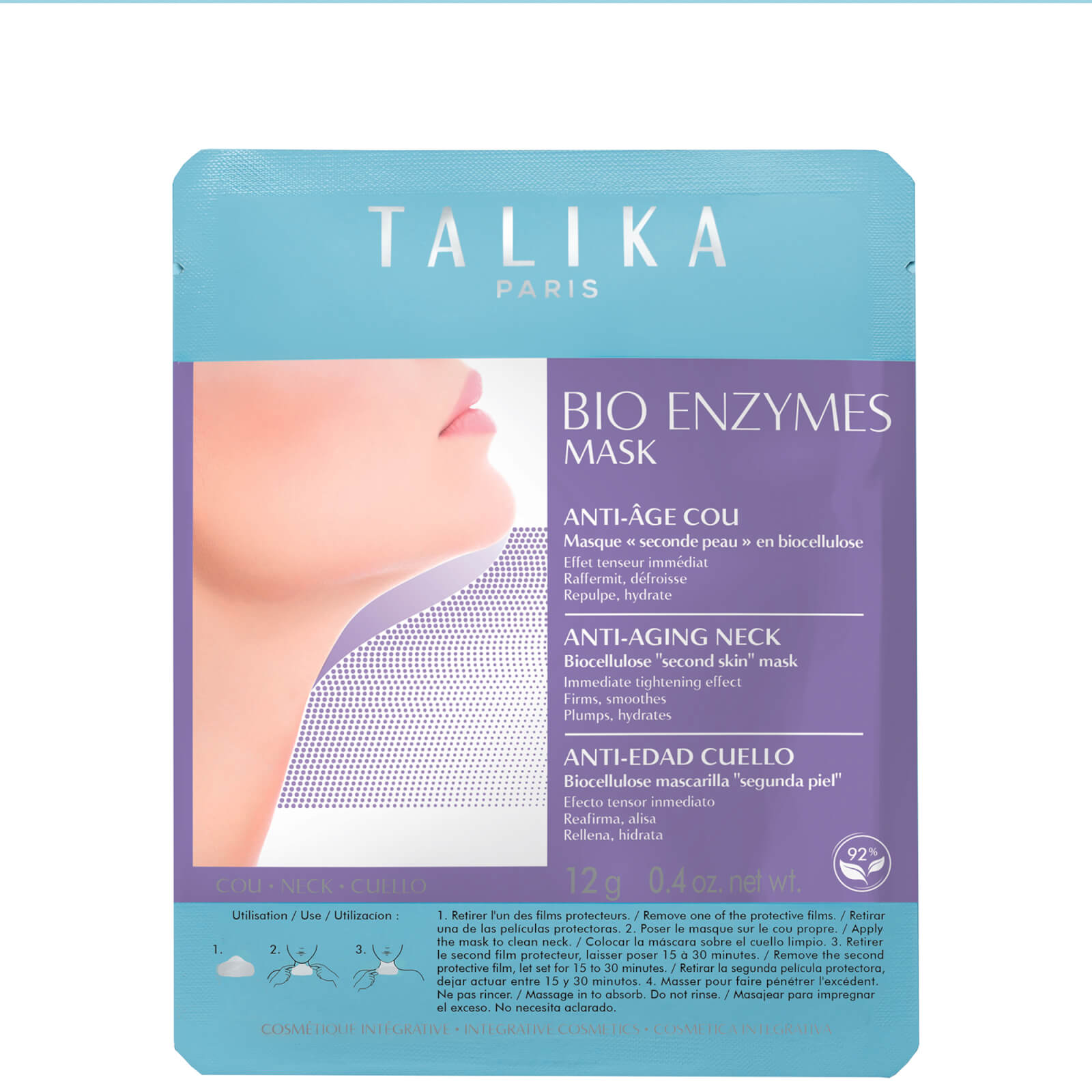 Talika Bio Enzymes Mask Neck (12g / 0.4oz) - 11576509 - Skin Care Give your skin the boost and smoothing of a month  sku 11576509