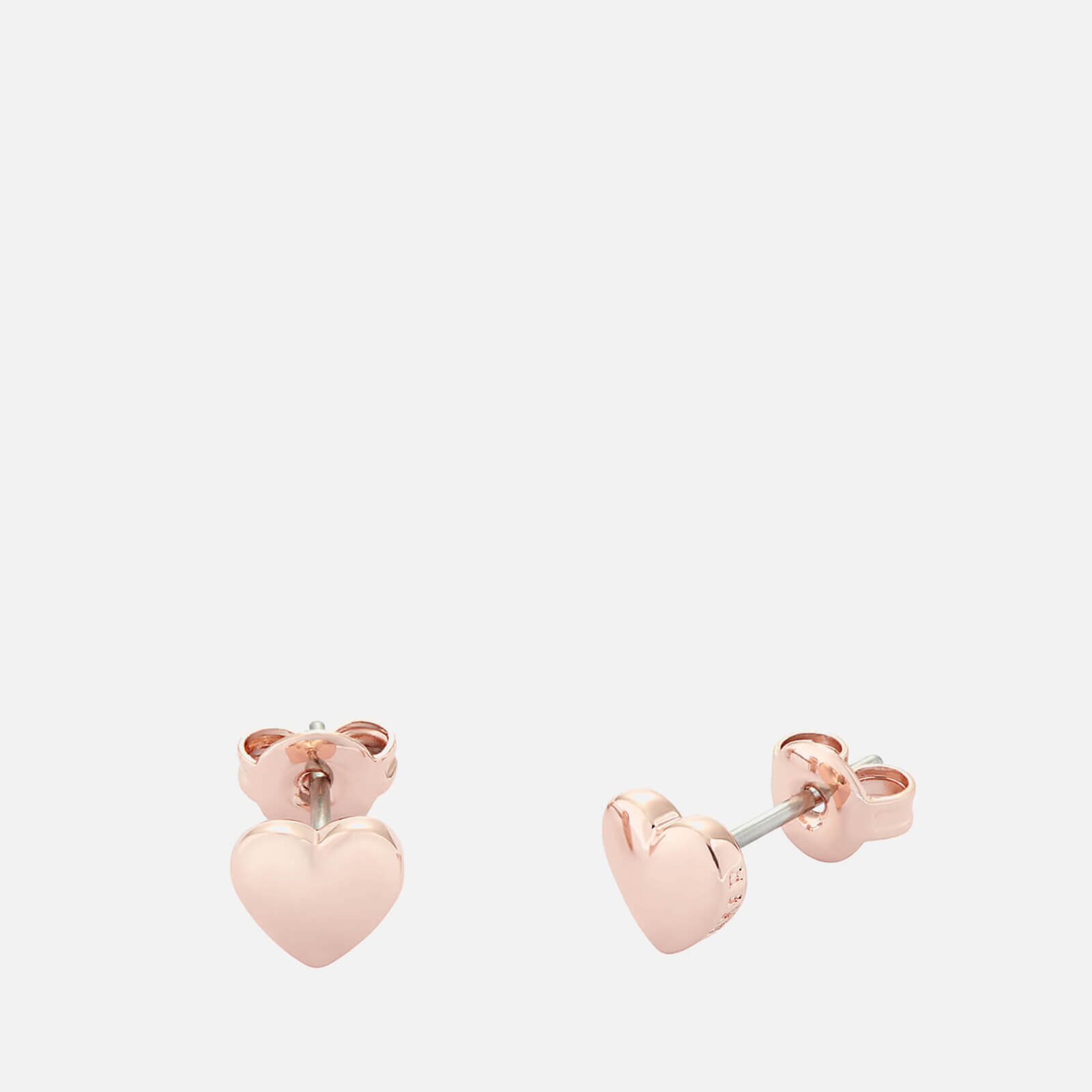ted baker women's harly tiny heart stud earrings - rose gold
