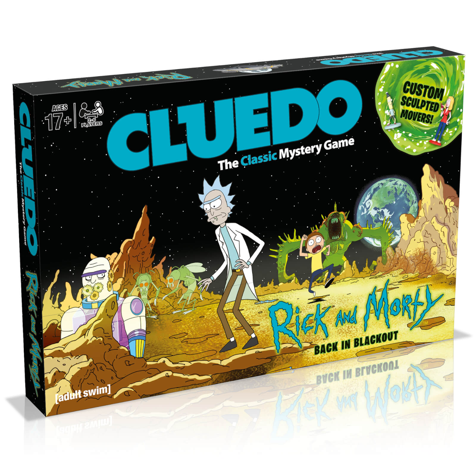 Cluedo Mystery Board Game Rick And Morty Edition Toys Zavvi Uk