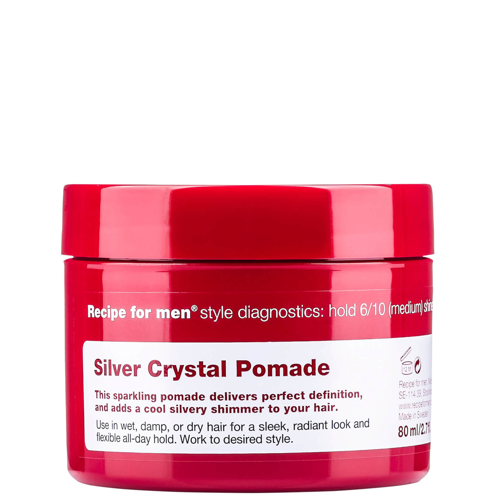 Recipe for Men Silver Crystal crema styling 80 ml