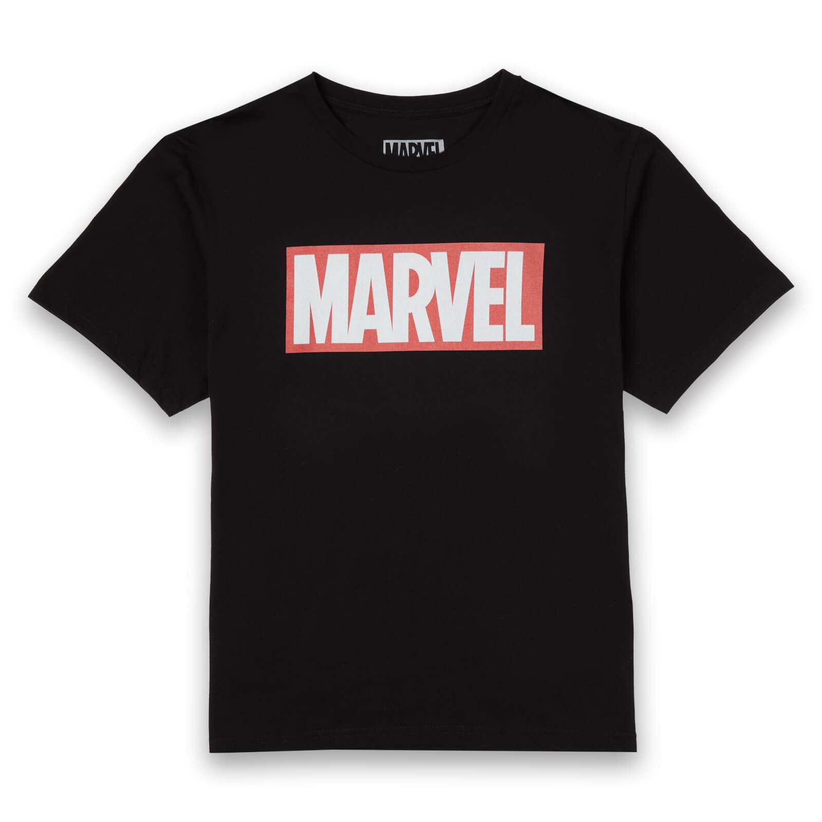 Marvel Main Logo Men's Black T-Shirt - M