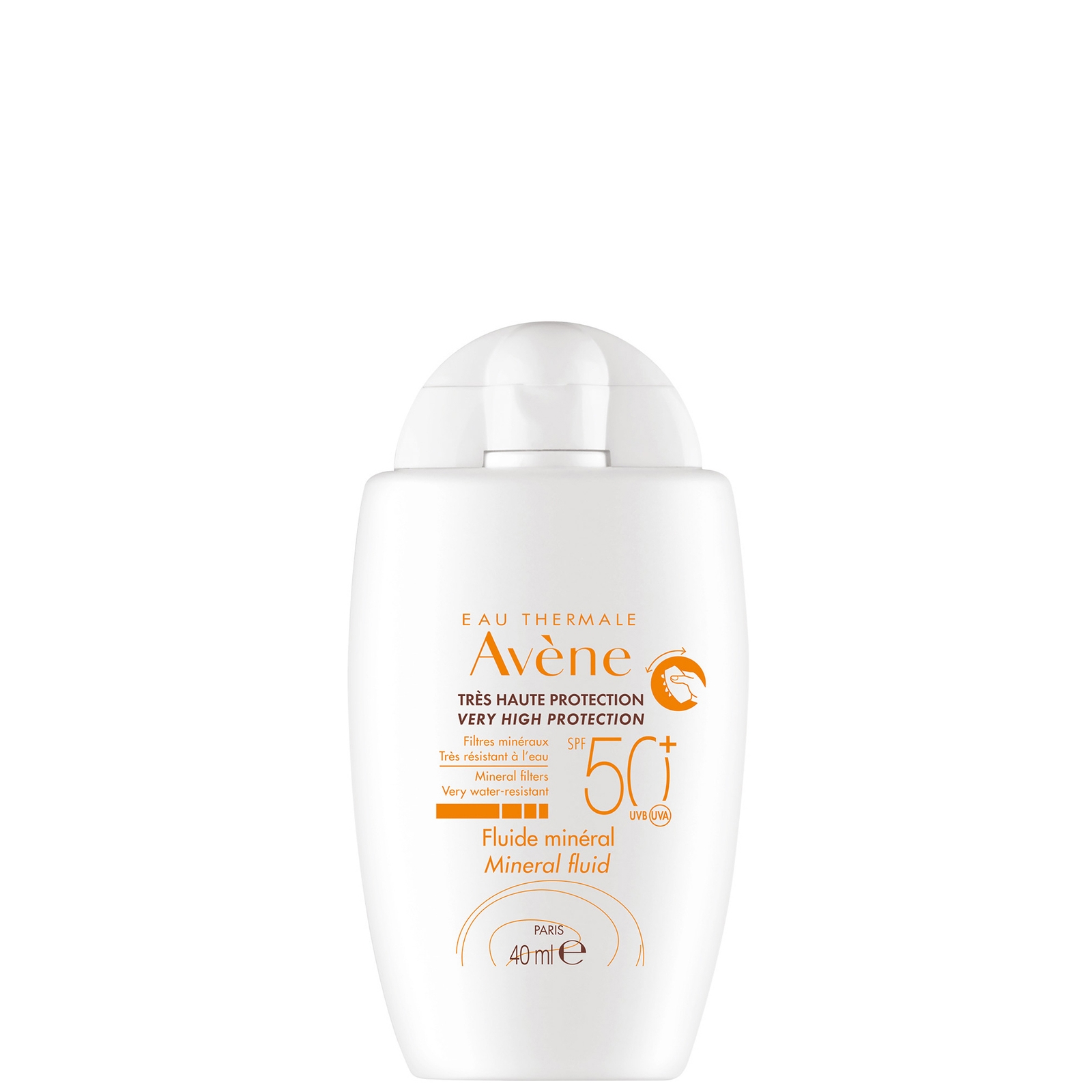 Avene Very High Protection Mineral Fluid SPF50+ Sun Cream for Intolerant Skin 40ml