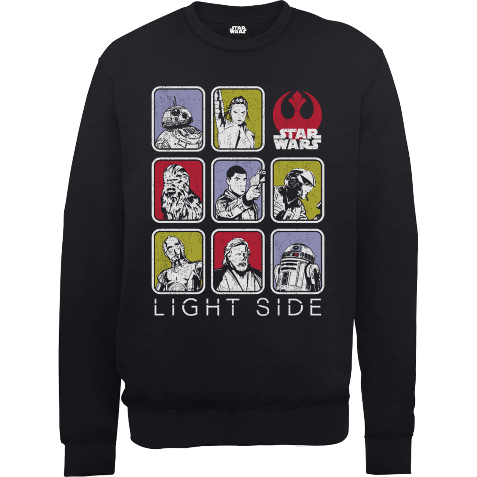 

Felpa Star Wars The Last Jedi Light Side Black - XXL