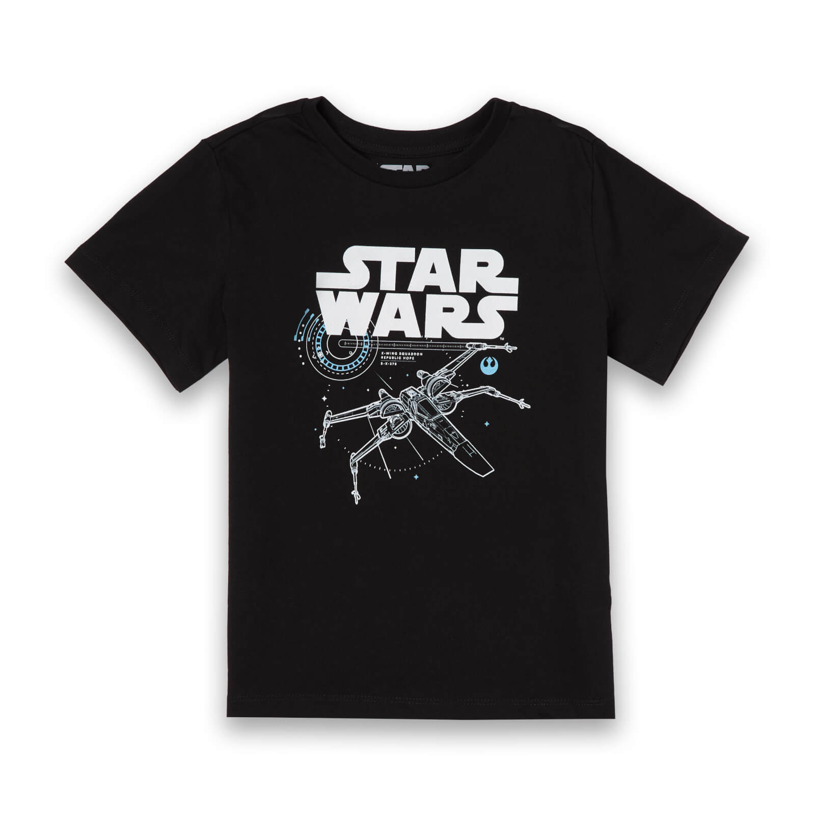 Star Wars: The Last Jedi X-Wing Kinder T-shirt - Zwart - 7 - 8 Years