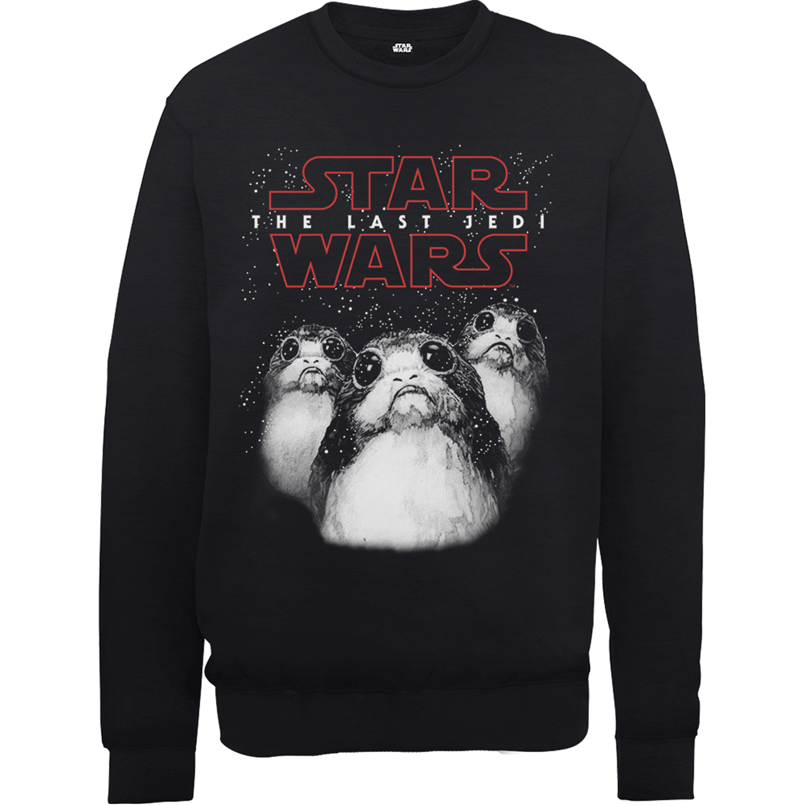 

Felpa Star Wars The Last Jedi Porgs Black - S