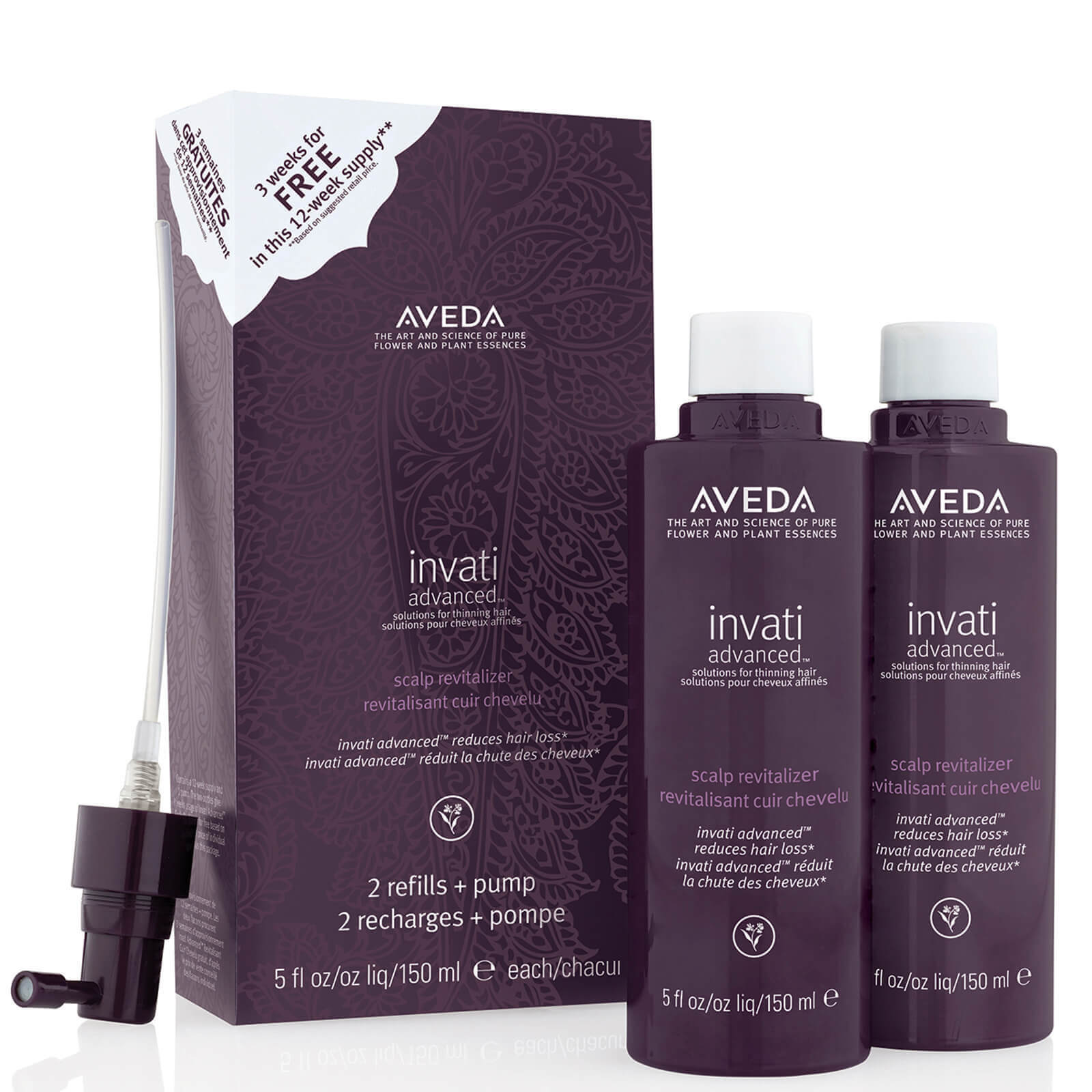 Photos - Hair Product Aveda Invati Advanced Scalp Revitalizer Duo Pack 2 x 150ml AMFX010000 