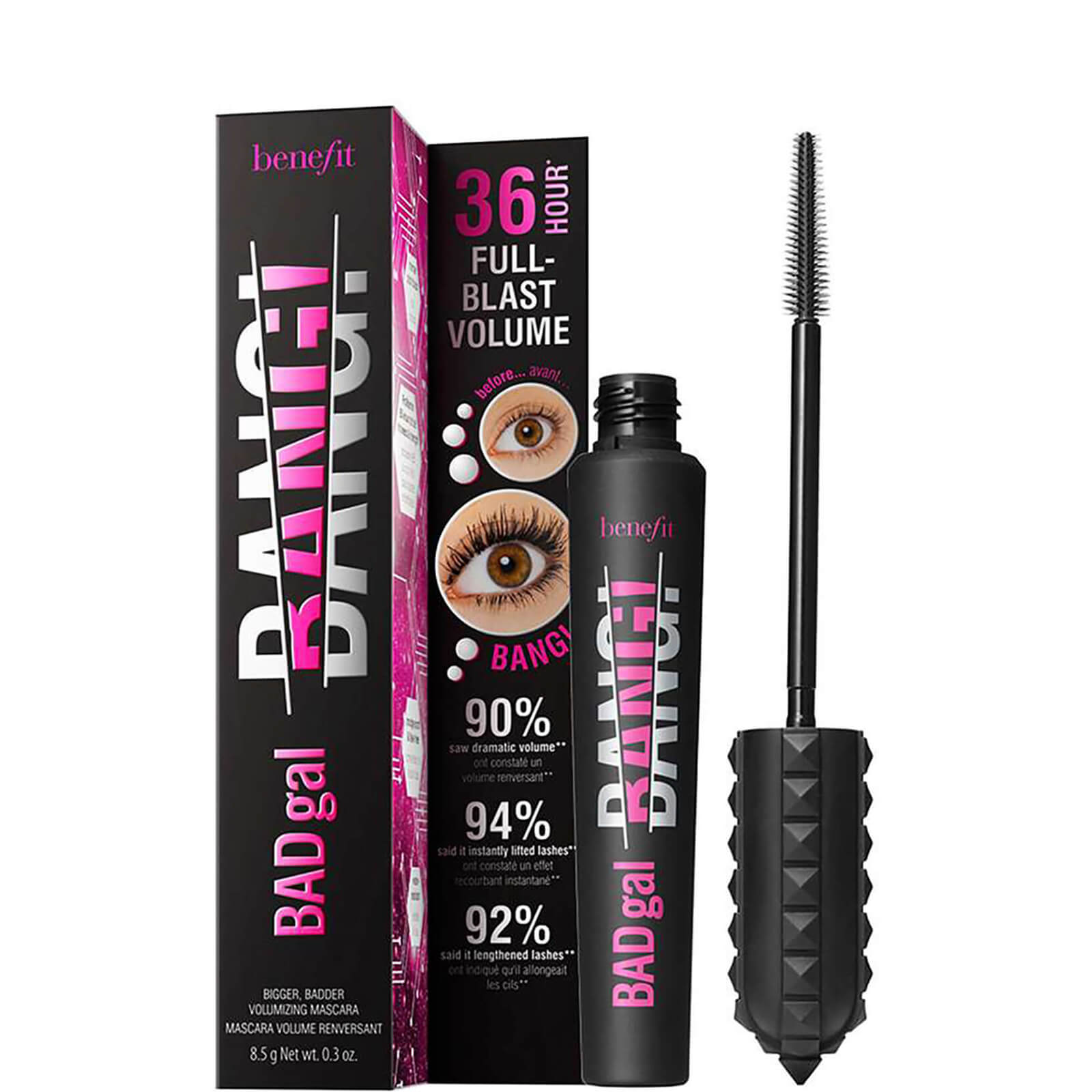 benefit BADgal BANG! Volumizing Mascara - Pitch Black 8.5g product