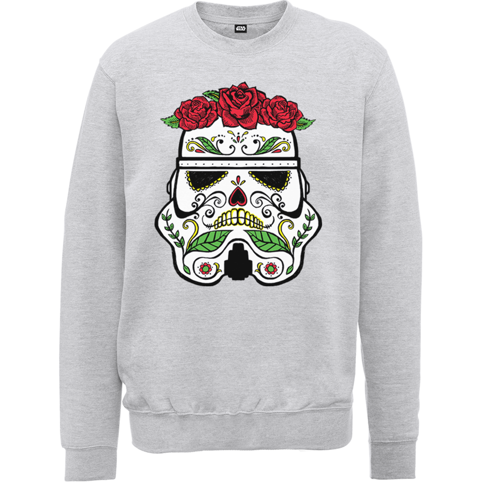 Star Wars Day Of The Dead Stormtrooper Pullover - Grau - S