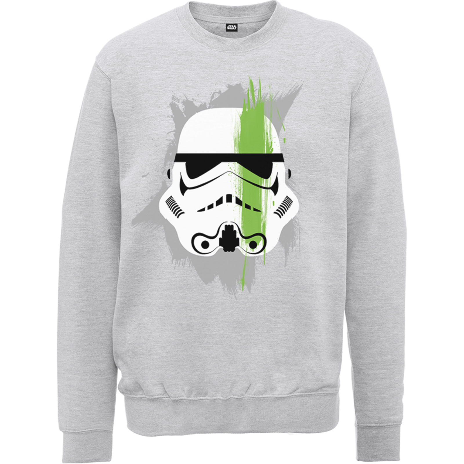 Star Wars Paintstroke Stormtrooper Pullover – Grau – S – Grau