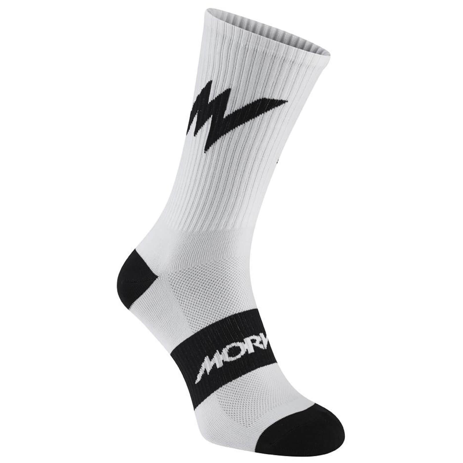 Morvelo Series Emblem White Socks - S/M