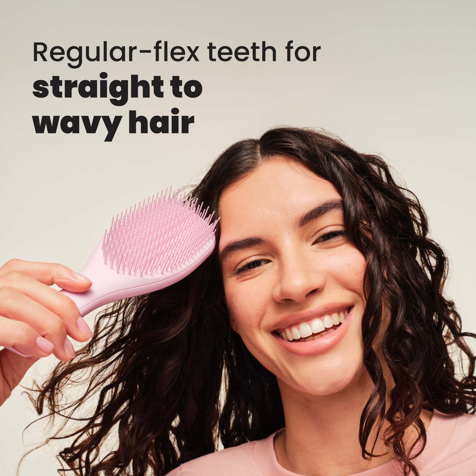Thumbnail - Tangle Teezer The Wet Detangler Hair Brush - Millennial Pink