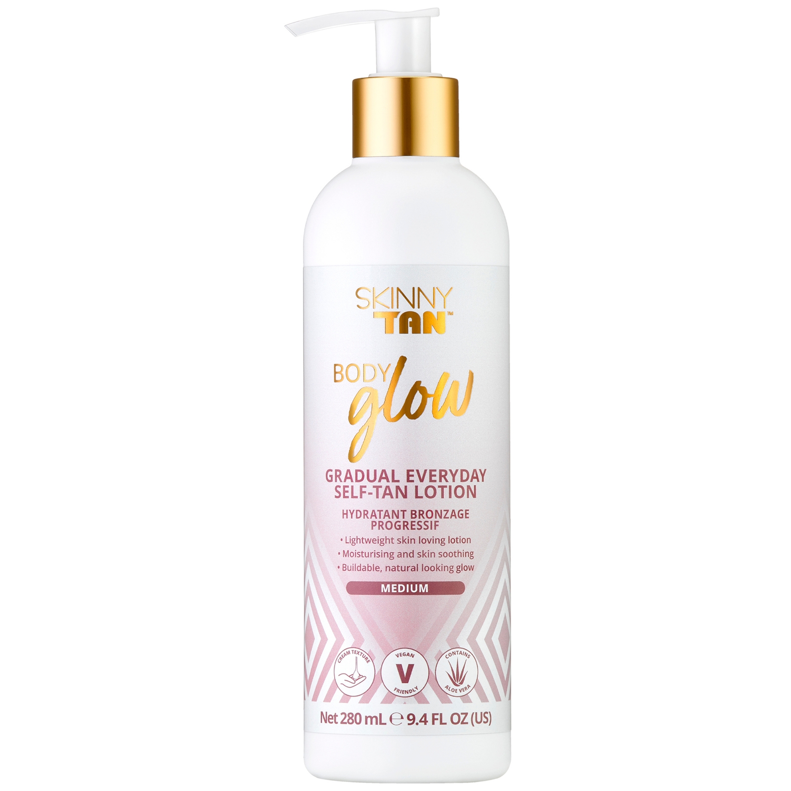 

Body Glow by SKINNY TAN Medium Lotion 280ml