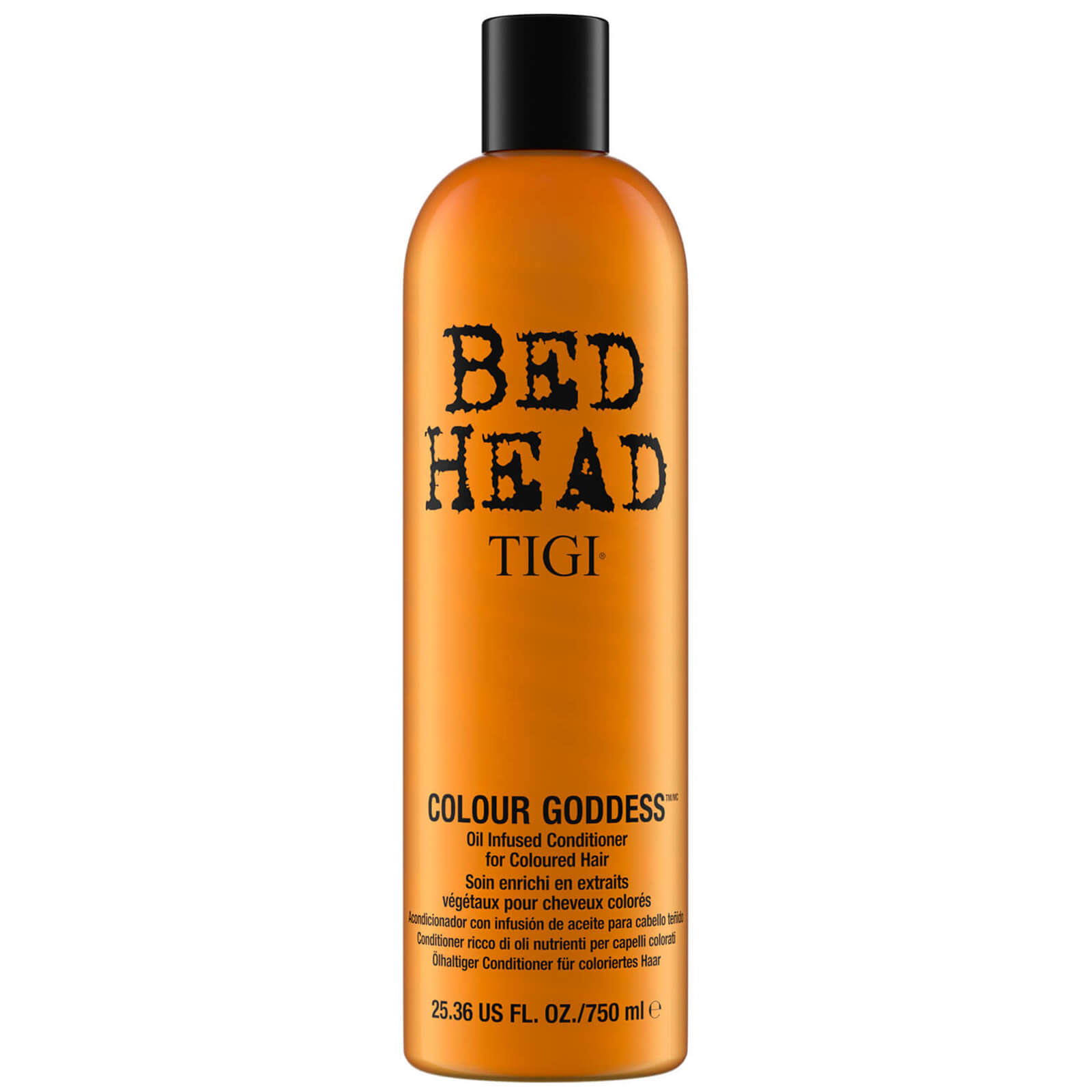 Image of TIGI Bed Head Colour Goddess balsamo arricchito con olio per capelli tinti 750 ml
