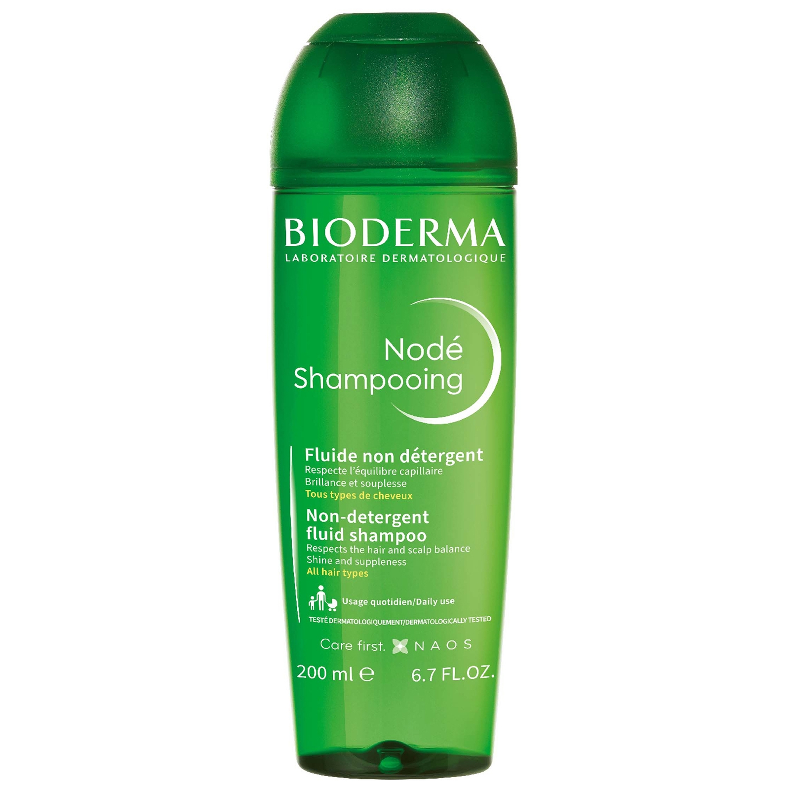 Image of Bioderma Node Shampooing Fluide shampoo delicato, rispetta il film idrolipidico di capelli e cuoio capelluto
