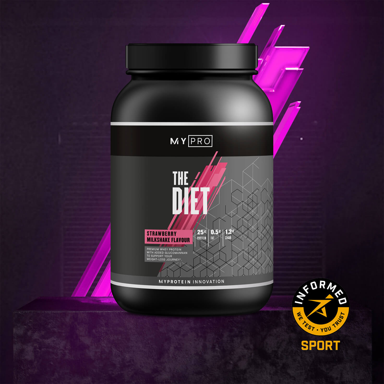 THE Diet - 60servings - Milkshake Fraise