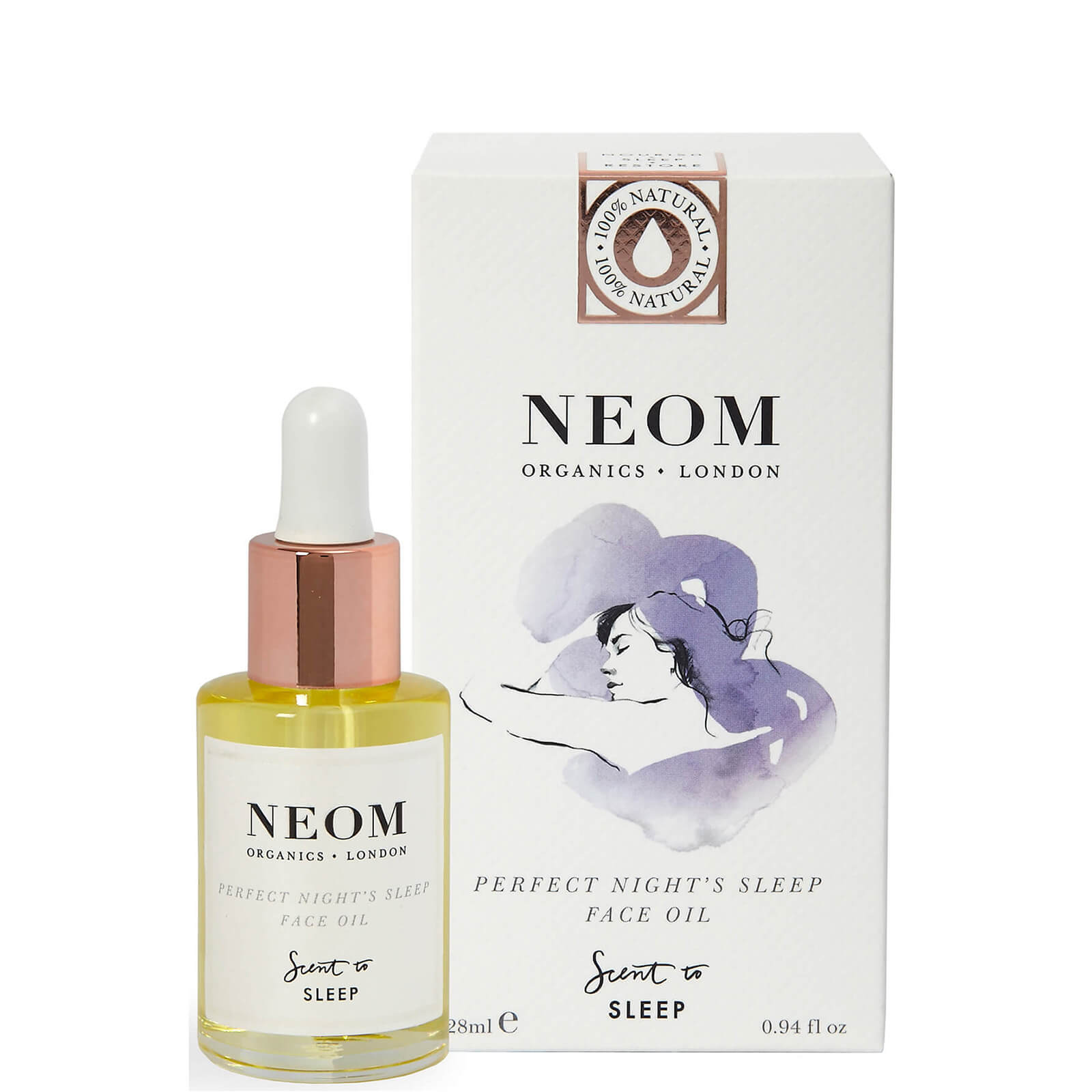 NEOM Organics London Perfect Night's Sleep olio viso conciliatore del sonno 28 ml