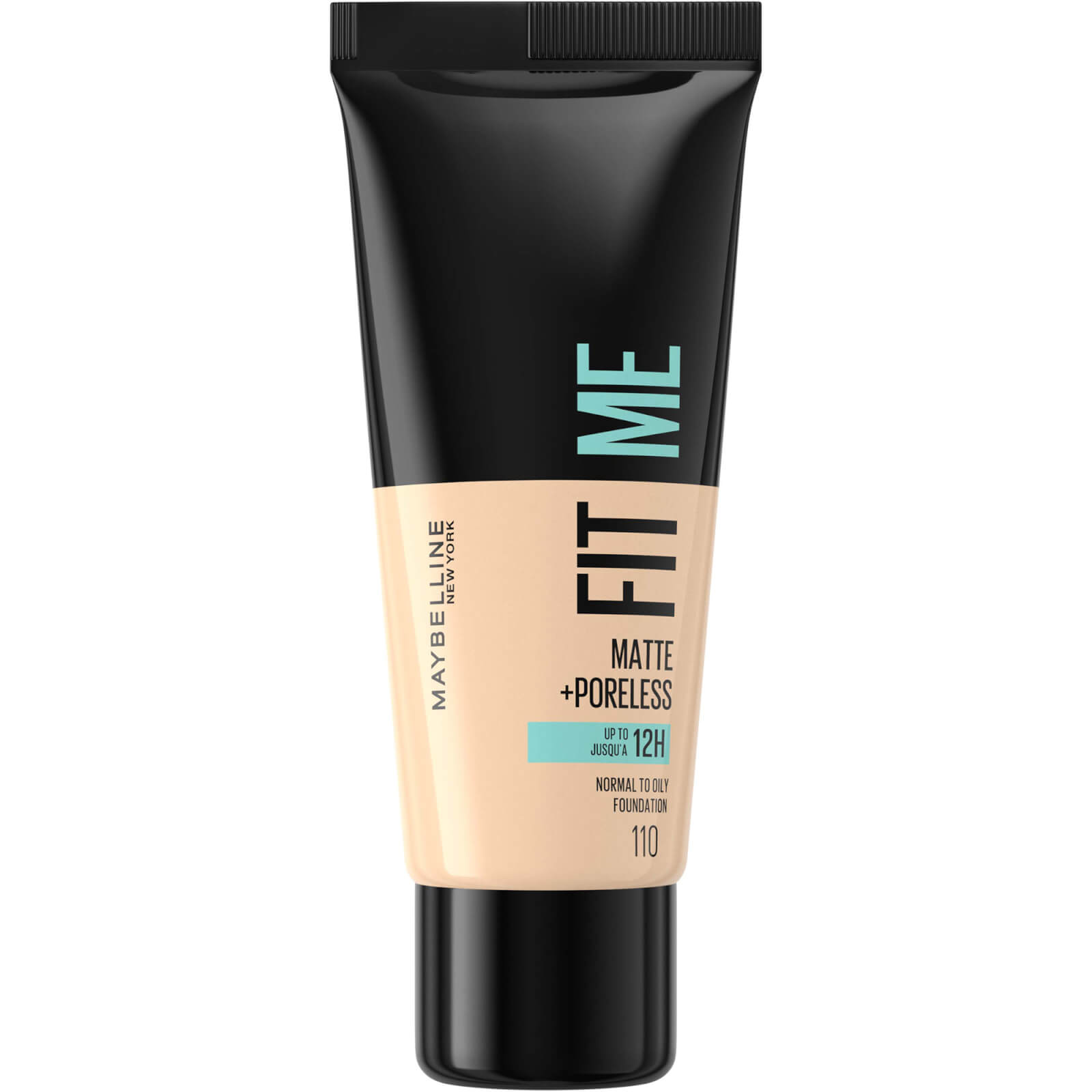 Maybelline Fit Me! Matte and Poreless Foundation 30ml (Various Shades) - 110 Porcelain