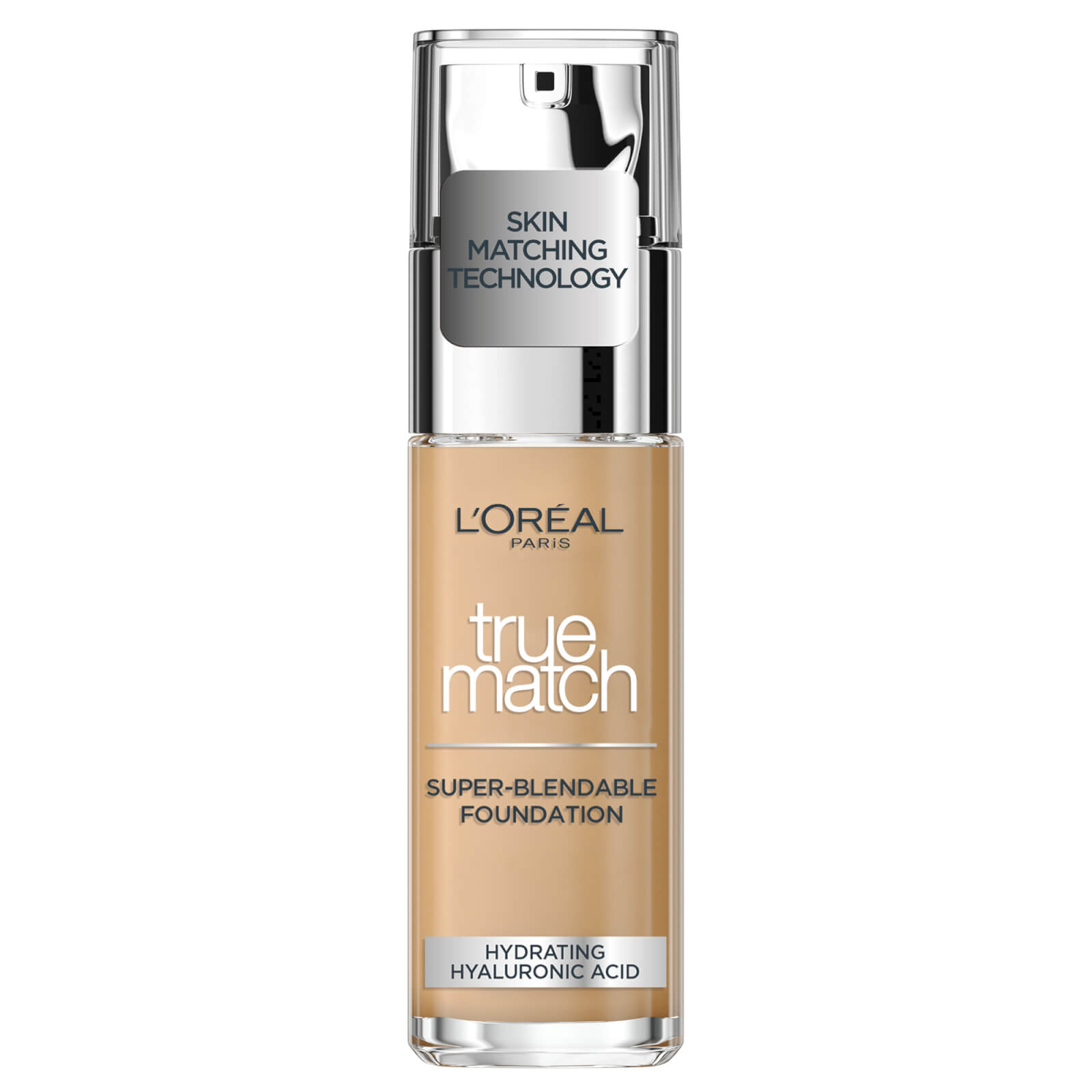 L'Oréal Paris True Match Liquid Foundation with SPF and Hyaluronic Acid 30ml (Various Shades) - 3N Creamy Beige