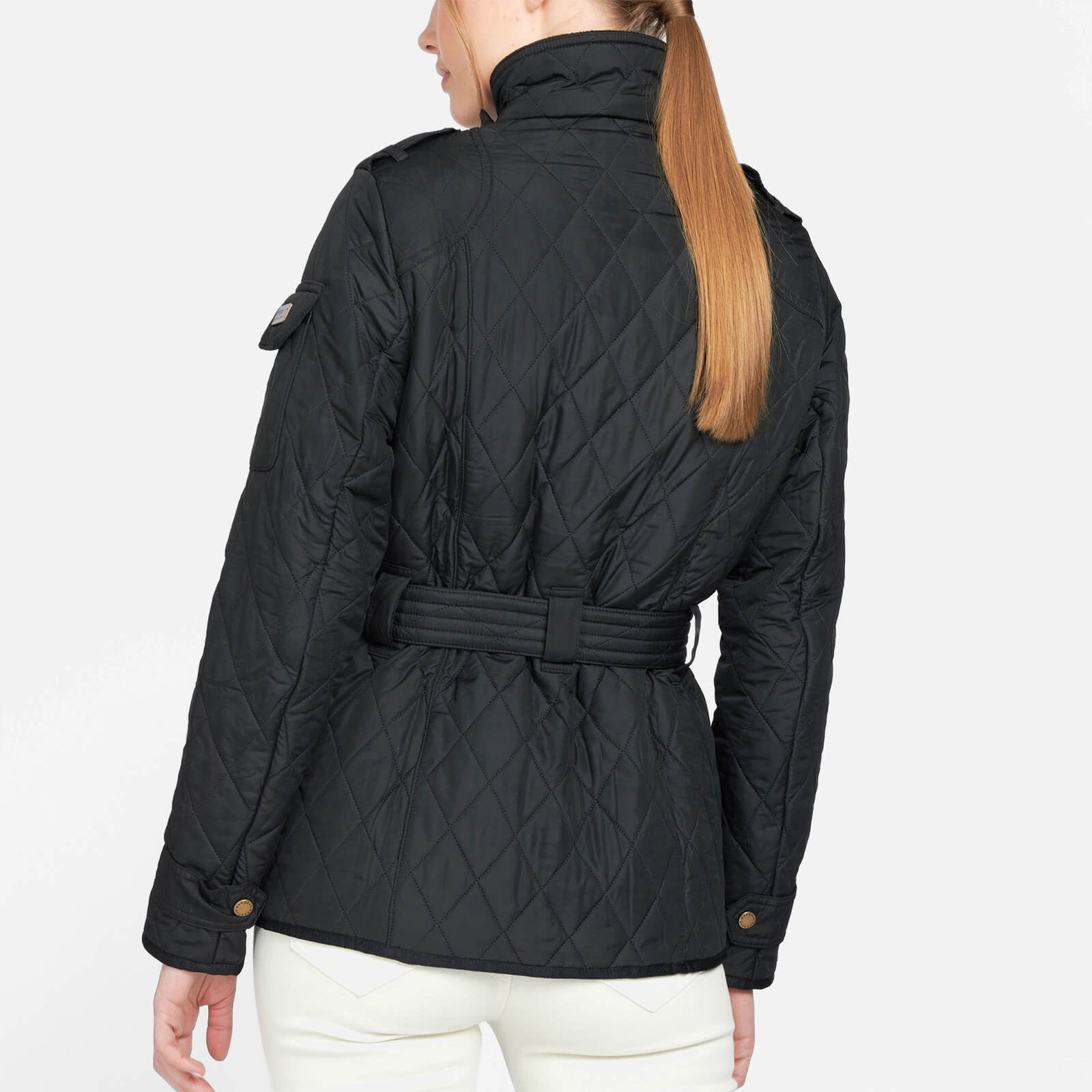 Barbour International Women's Tourer Polarquilt Shell Jacket - Uk 12