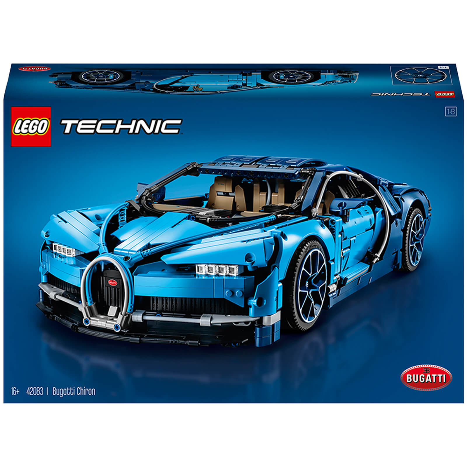 LEGO Technic: Modelo de coche de carreras deportivo Bugatti Chiron (42083)