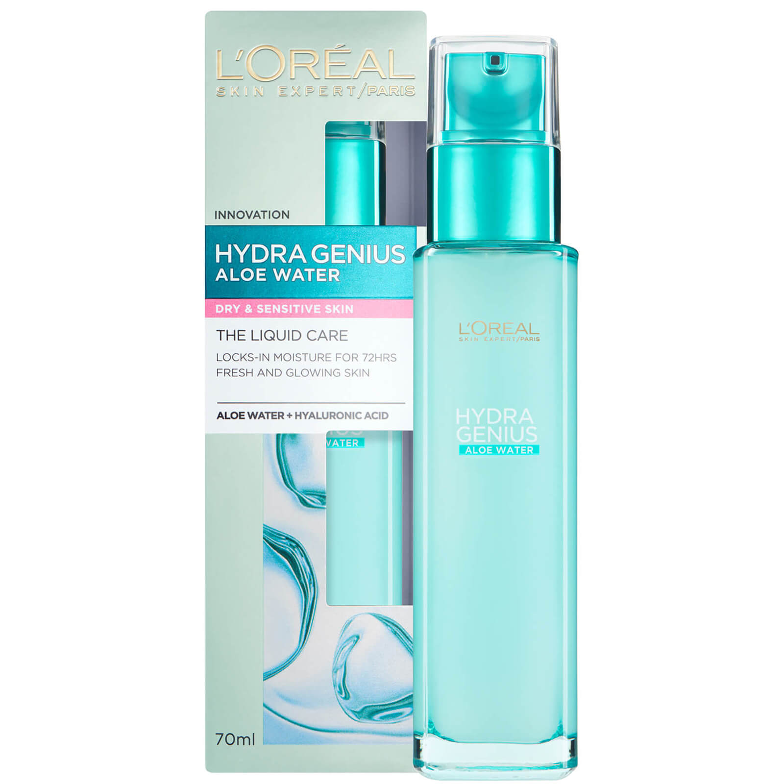 L'Oreal Paris Hydra Genius Liquid Care Moisturiser Sensitive Skin 70 ml