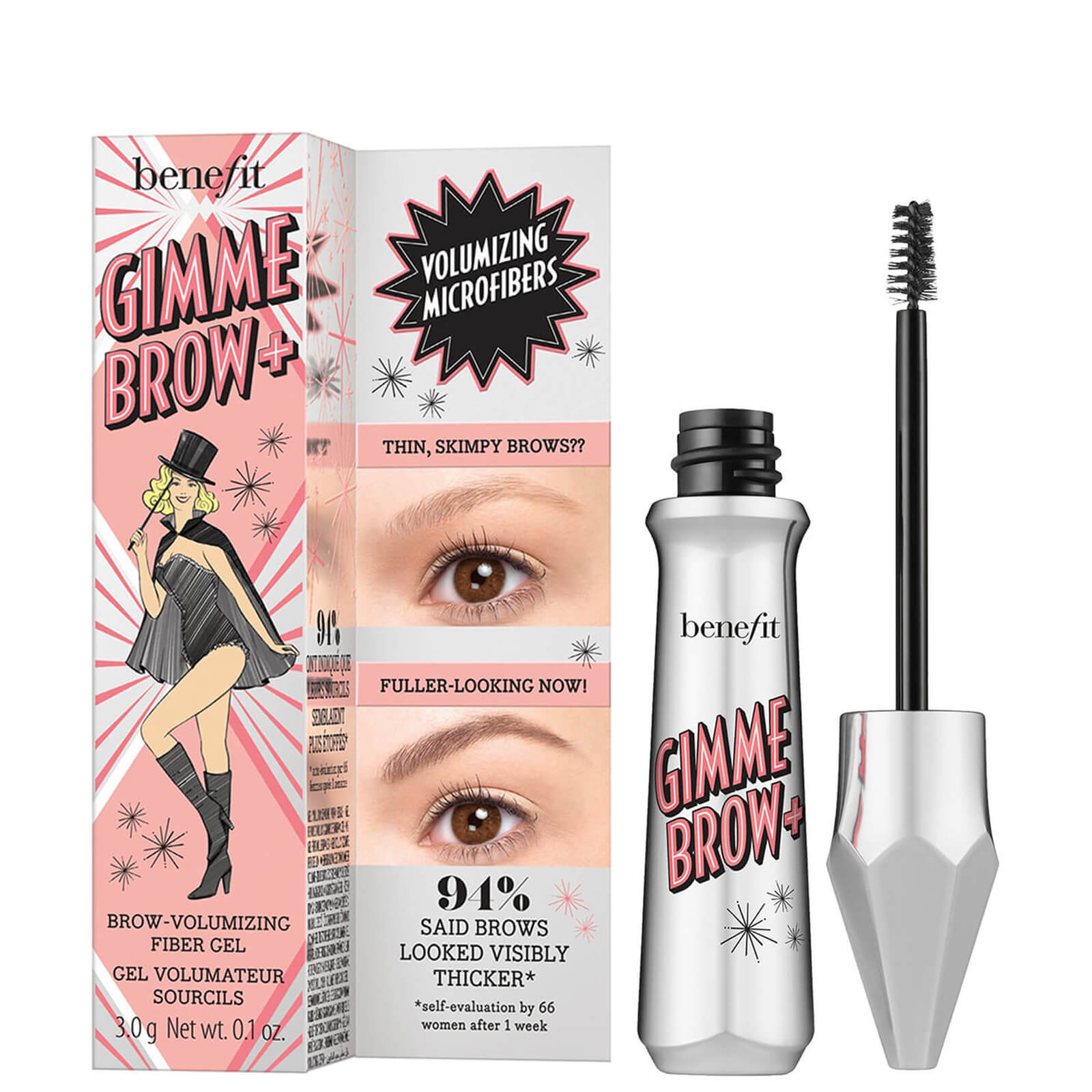 Photos - Other Cosmetics Benefit Gimme Brow+ Gel 3g  - 3.5 (Various Shades)
