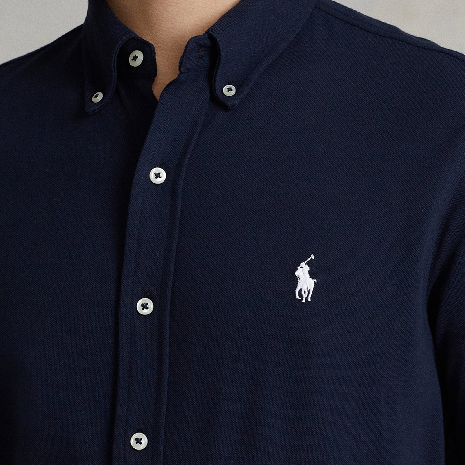 Polo Ralph Lauren Featherweight Cotton-Piqué Shirt - L