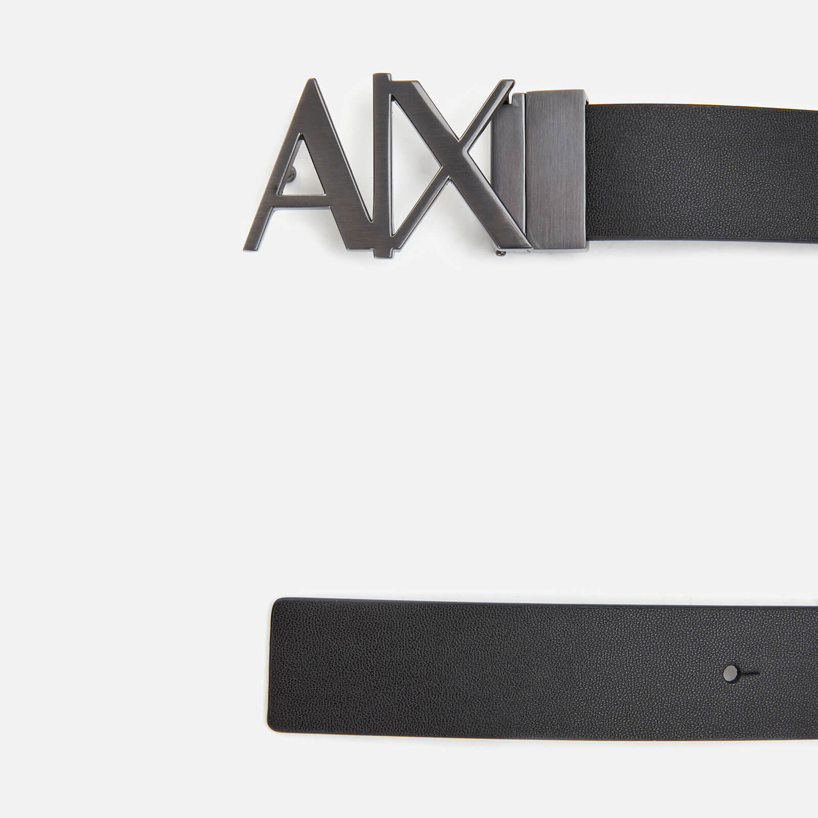 Armani Exchange Men's Ax Buckle Belt - Black Phantom - W34