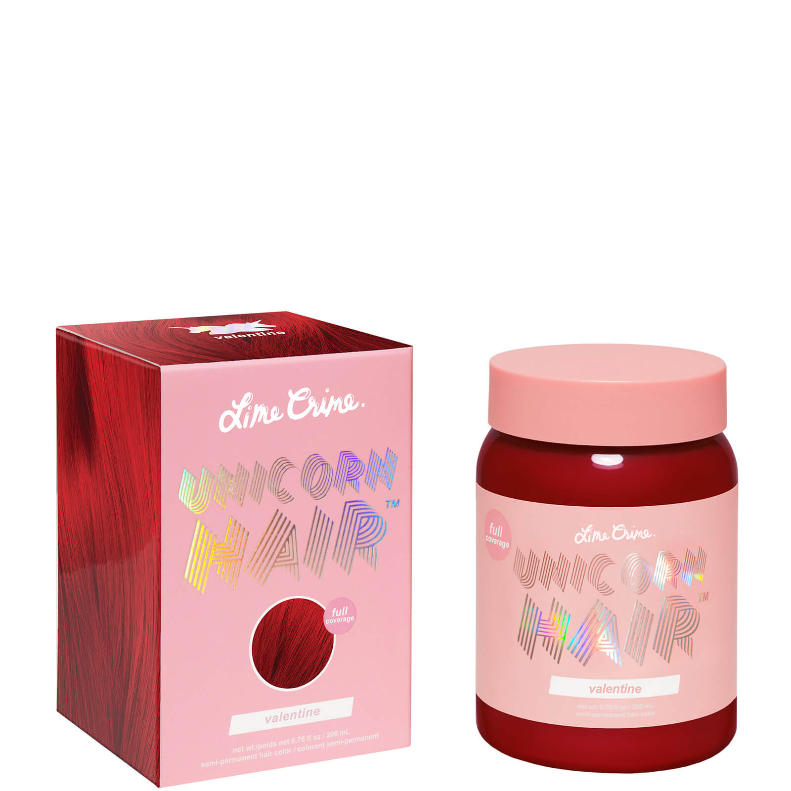 

Lime Crime Unicorn Hair Tint 200ml (Various Shades) - Valentine