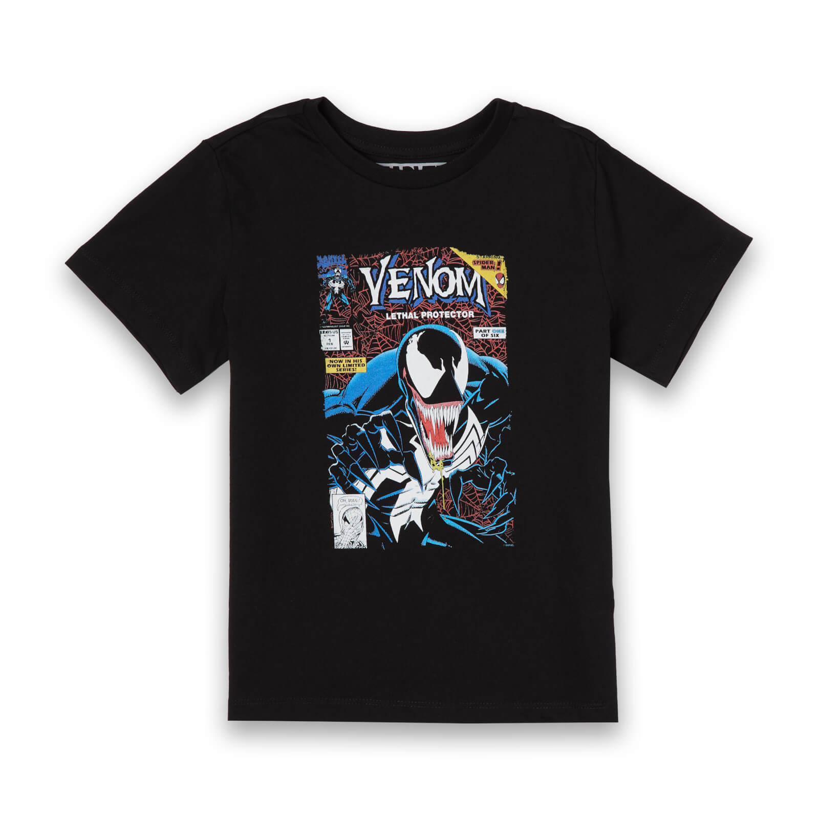 Venom Lethal Protector Kids T-shirt - Zwart - 122/128 (7-8 jaar)