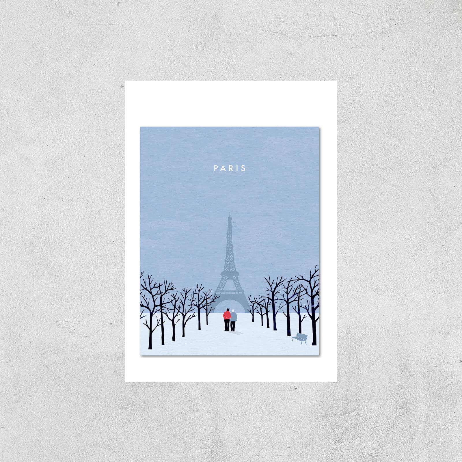 Paris Art Print - A4 - Print Only
