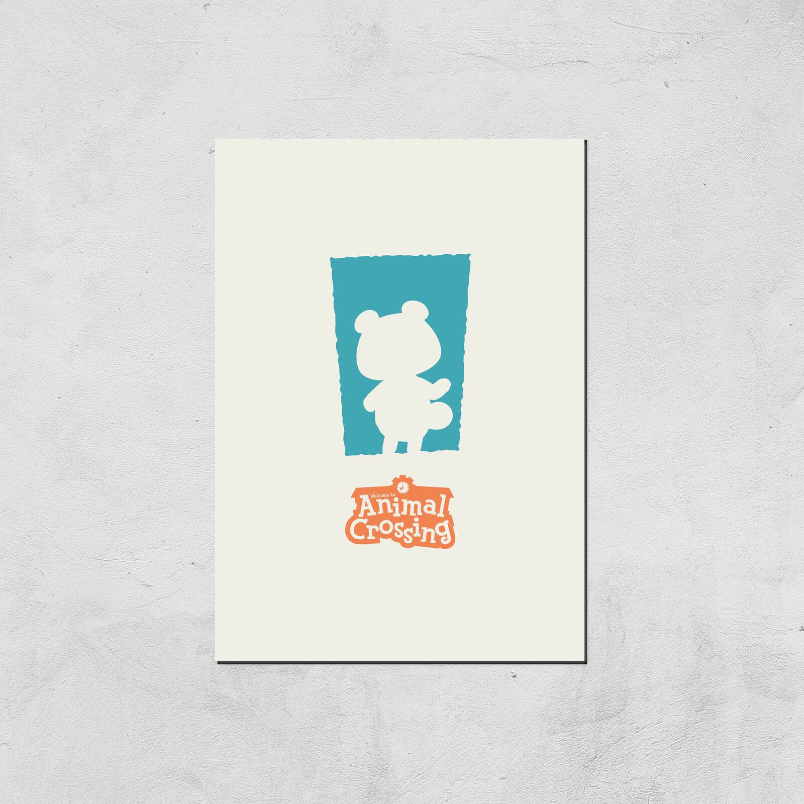 

Nintendo Animal Crossing Blue Door Art Print - A4 - Print Only