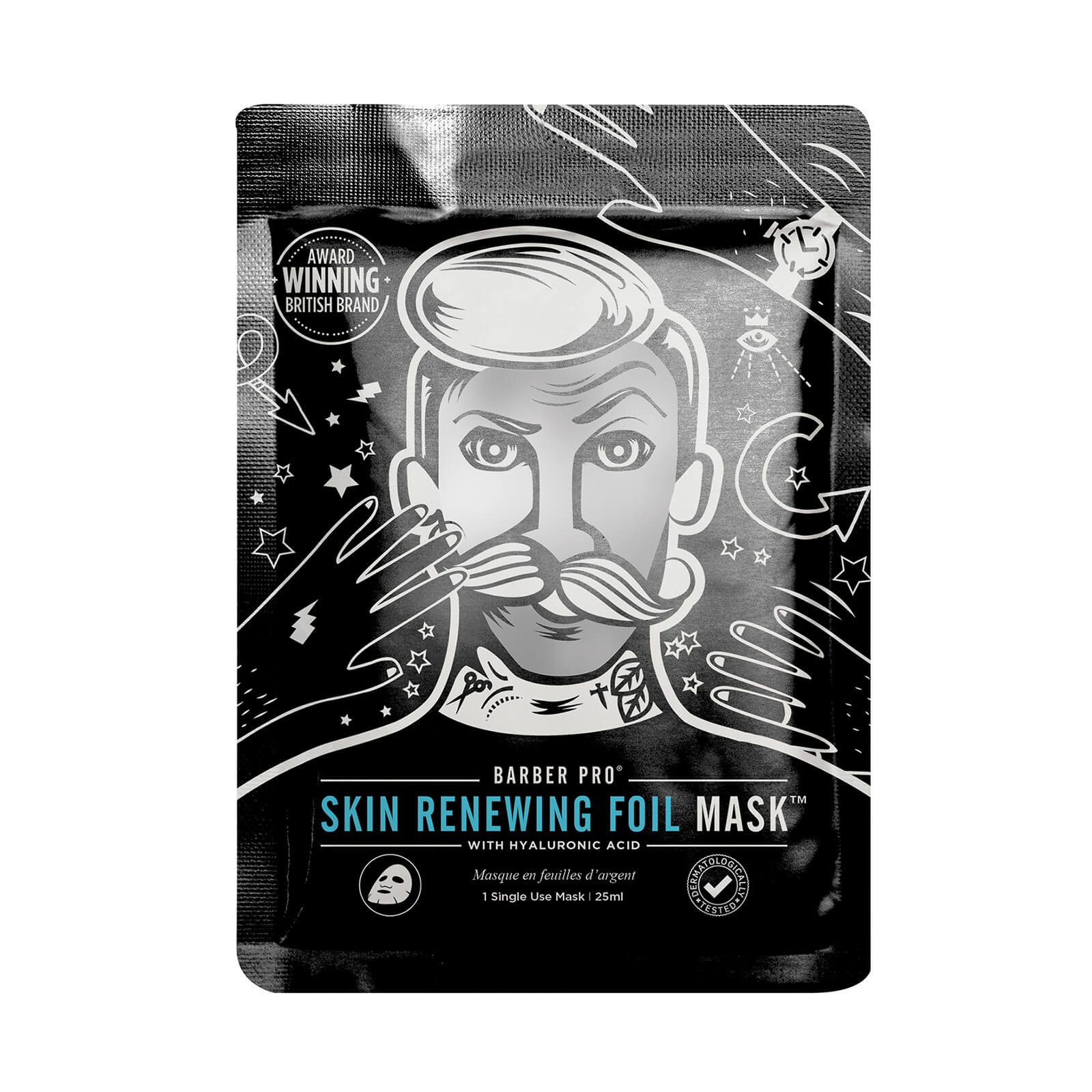 Image of BARBER PRO Skin Renewing Foil Mask 30g