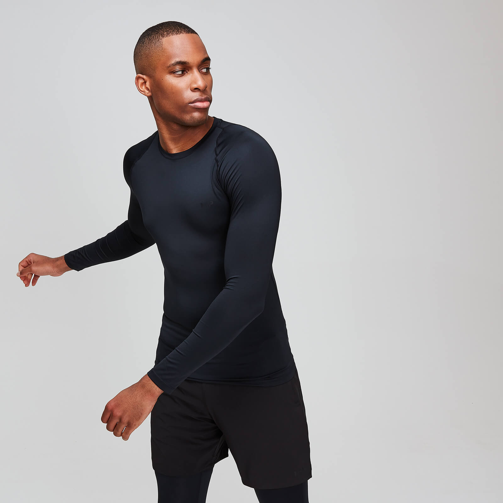 Haut d’entraînement à manches longues base MP Essentials pour hommes – Noir - XXL