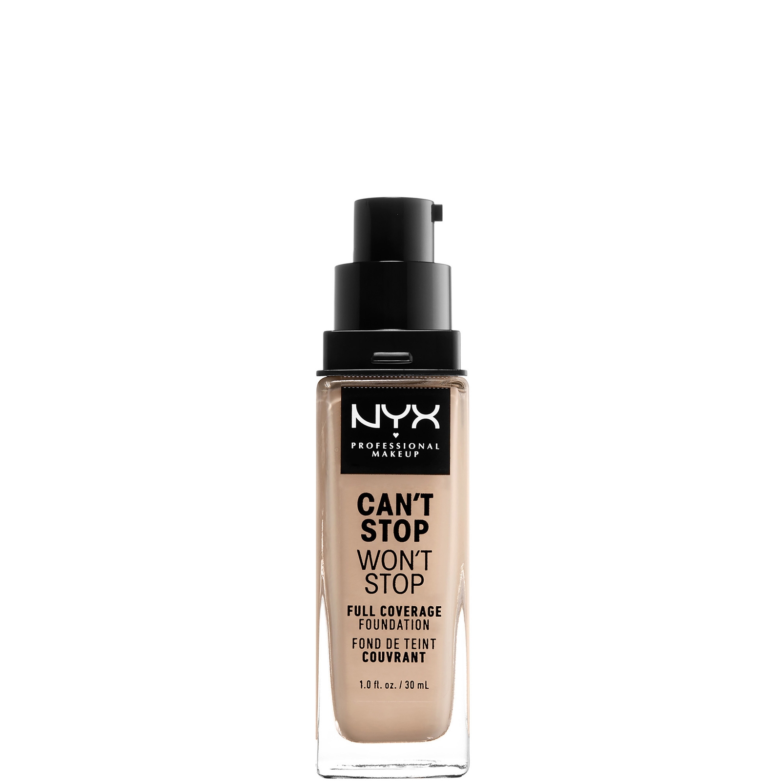 Thumbnail - NYX Professional Makeup Can't Stop Won't Stop 24 Hour Foundation (verschiedene Farbtöne) - Alabaster