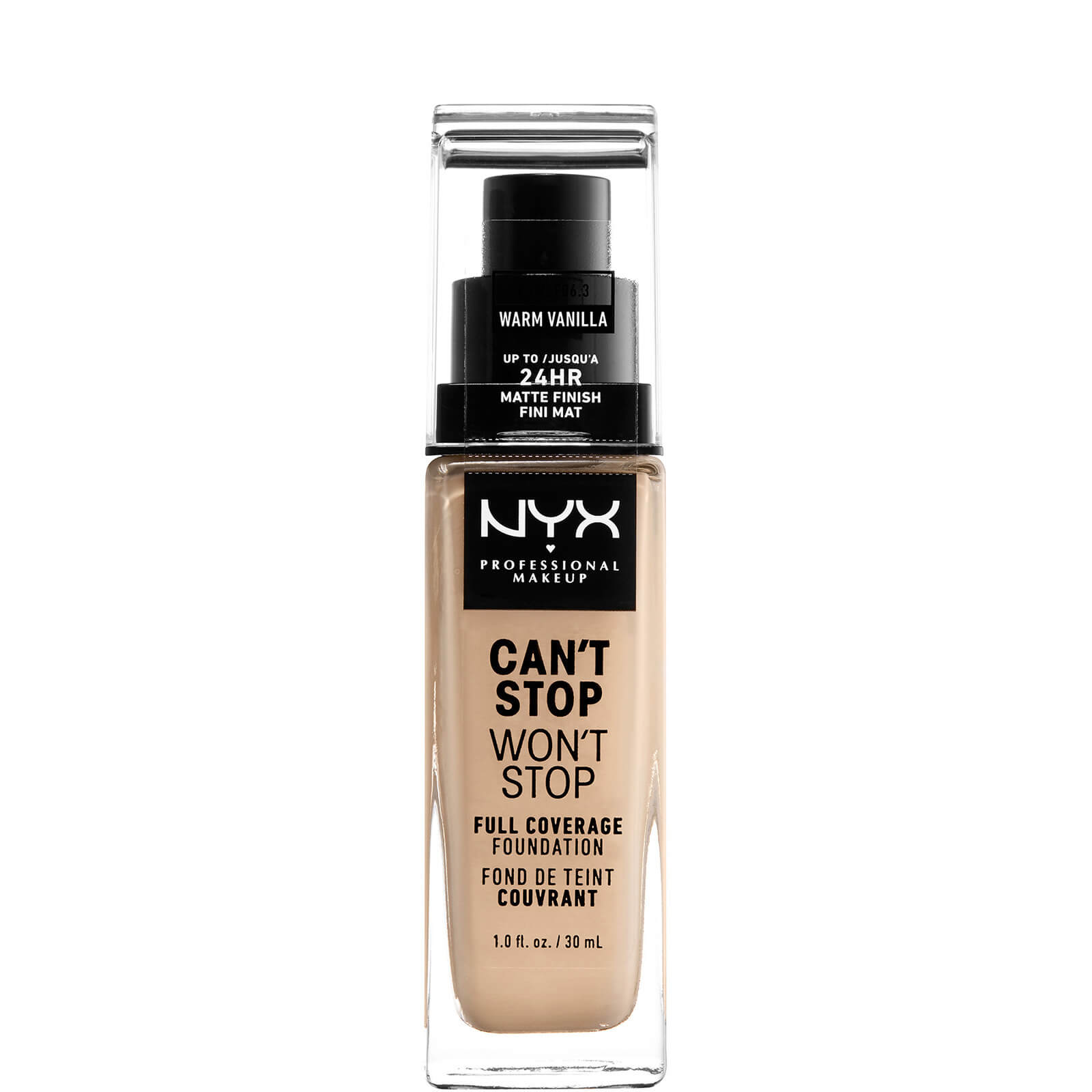 Photos - Foundation & Concealer NYX Professional Makeup Can't Stop Won't Stop 24 Hour Foundation (Various 