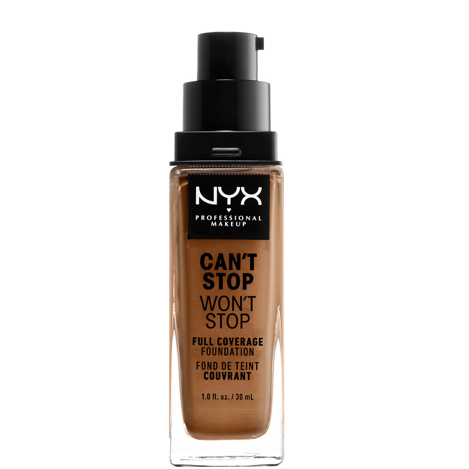 NYX Professional Makeup Can't Stop Won't Stop 24 Hour Foundation (Various Shades) - Honey
