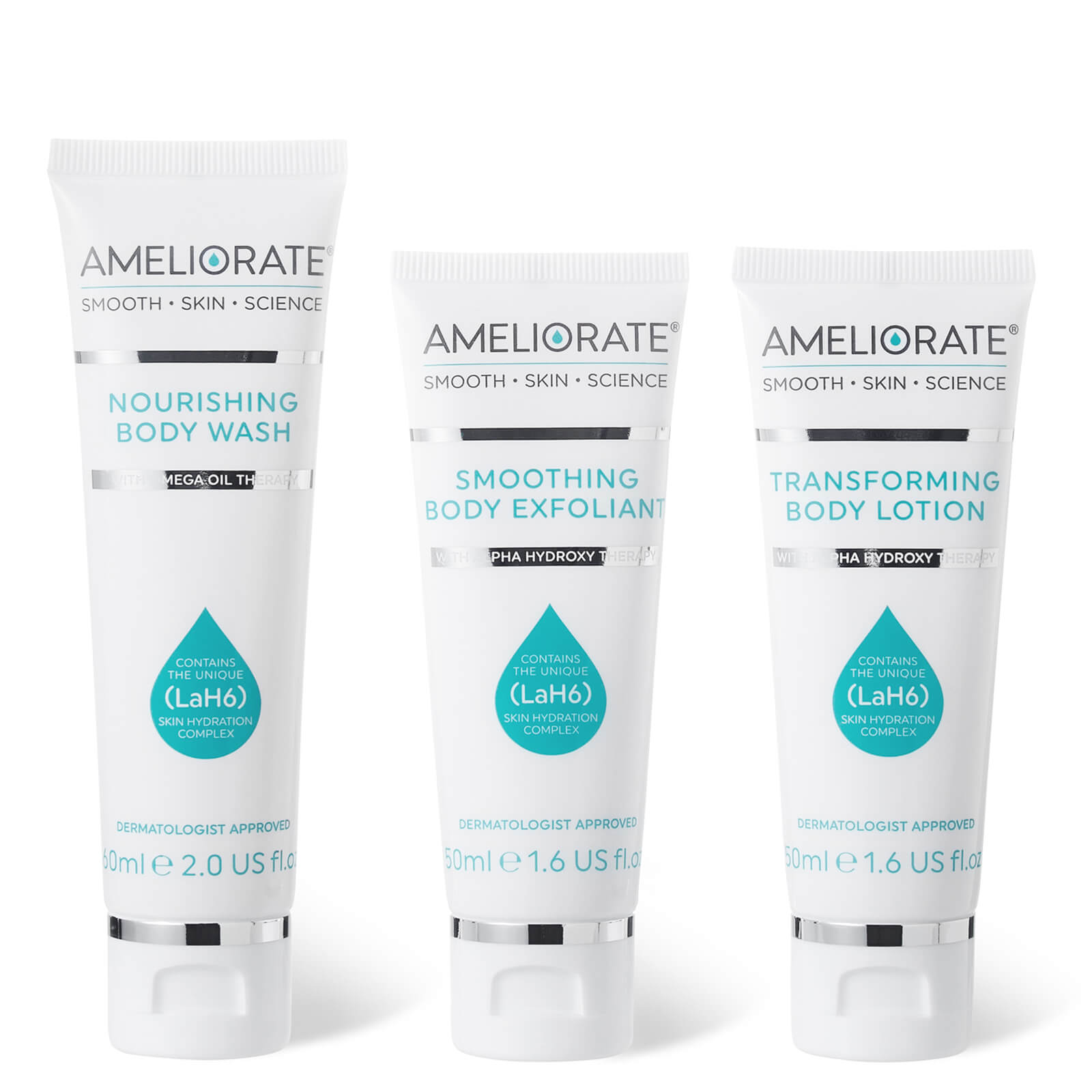 AMELIORATE Three Steps to Smooth Skin (Worth £23)