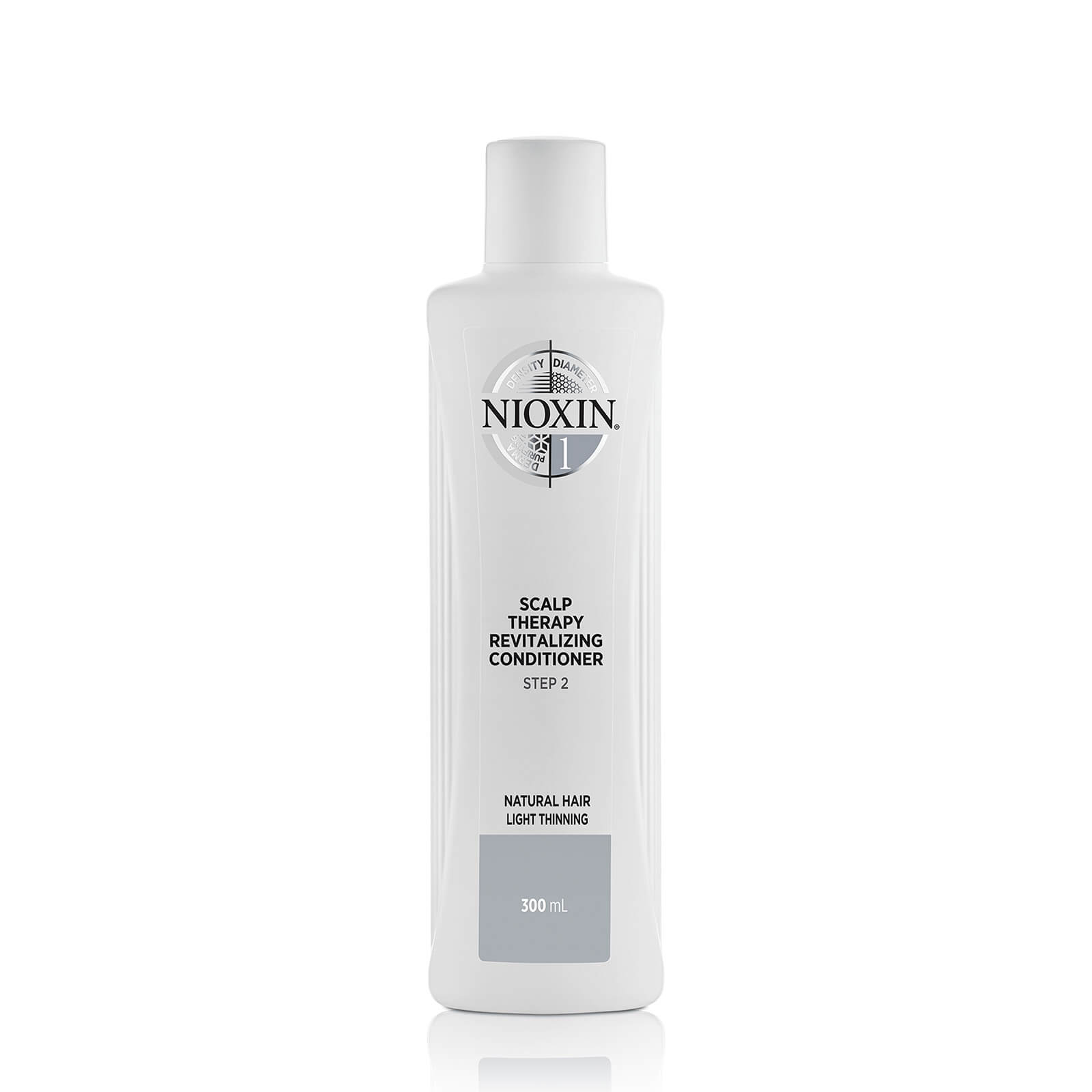 NIOXIN sistema in 3 parti 1 per il cuoio capelluto - balsamo rivitalizzante per capelli naturali soggetti a diradamento leggero