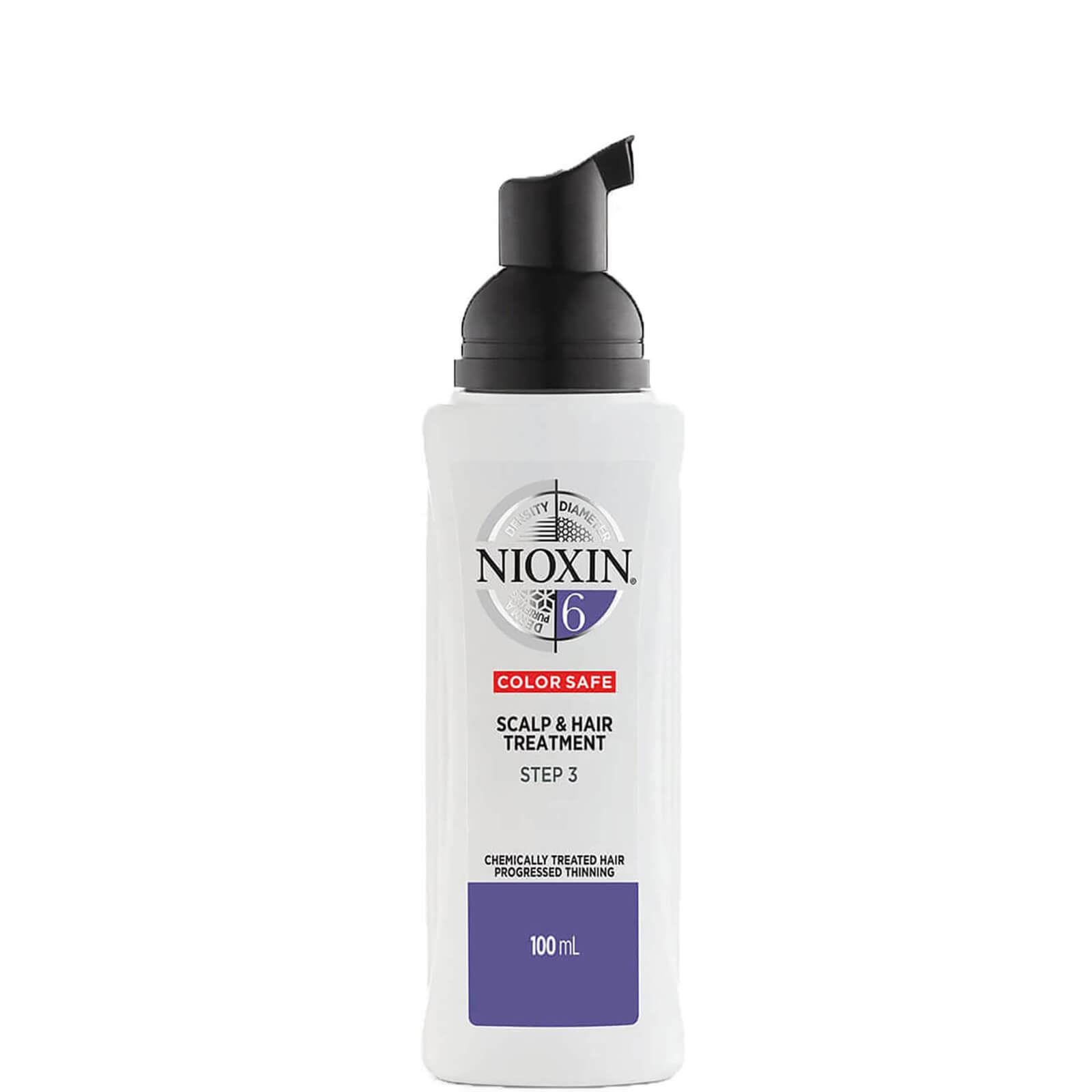 NIOXIN sistema in 3 parti 6 - trattamento per capelli trattati a diradamento avanzato 100 ml