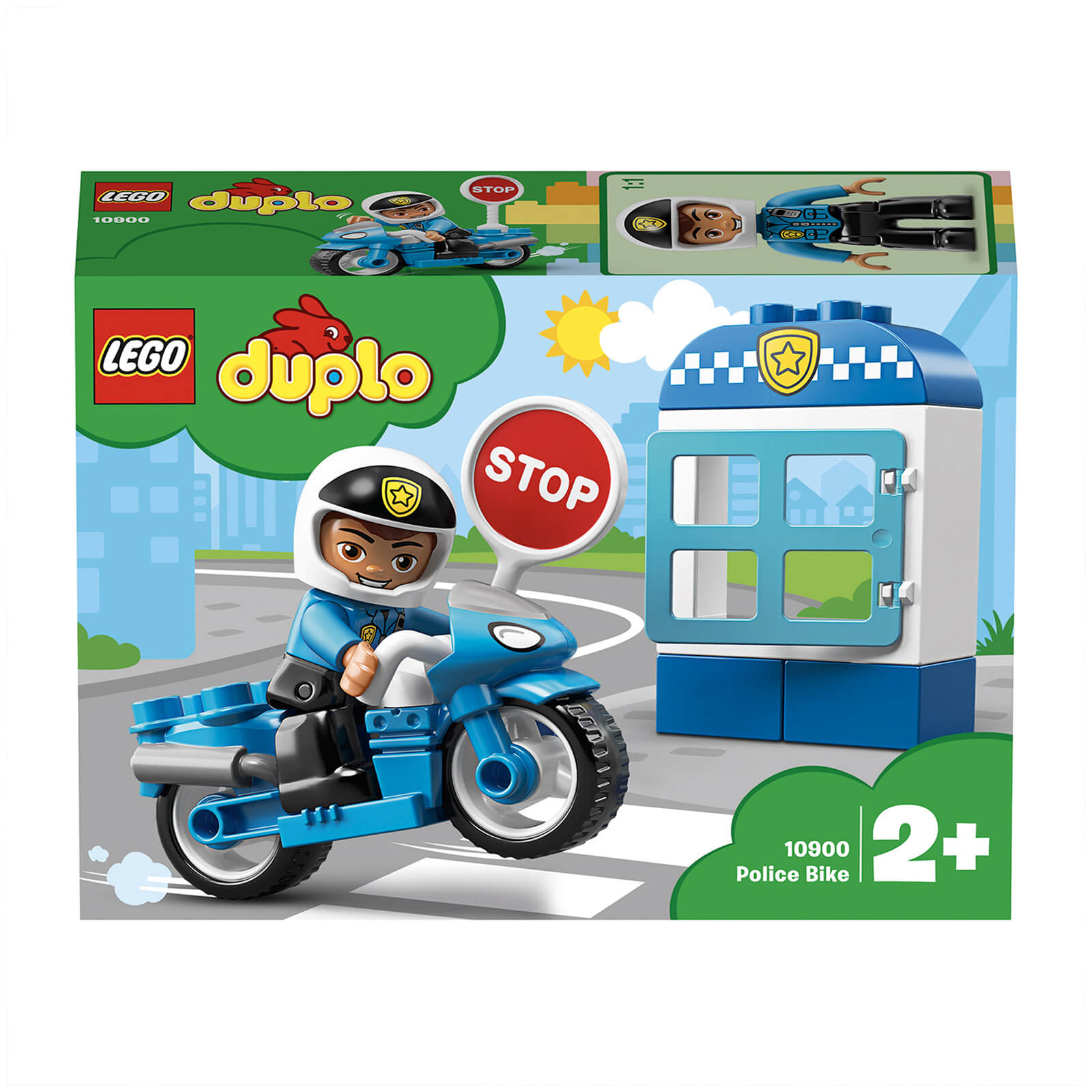 LEGO DUPLO Town: Juego de construcción de bicicleta y comisaría de policía (10900)