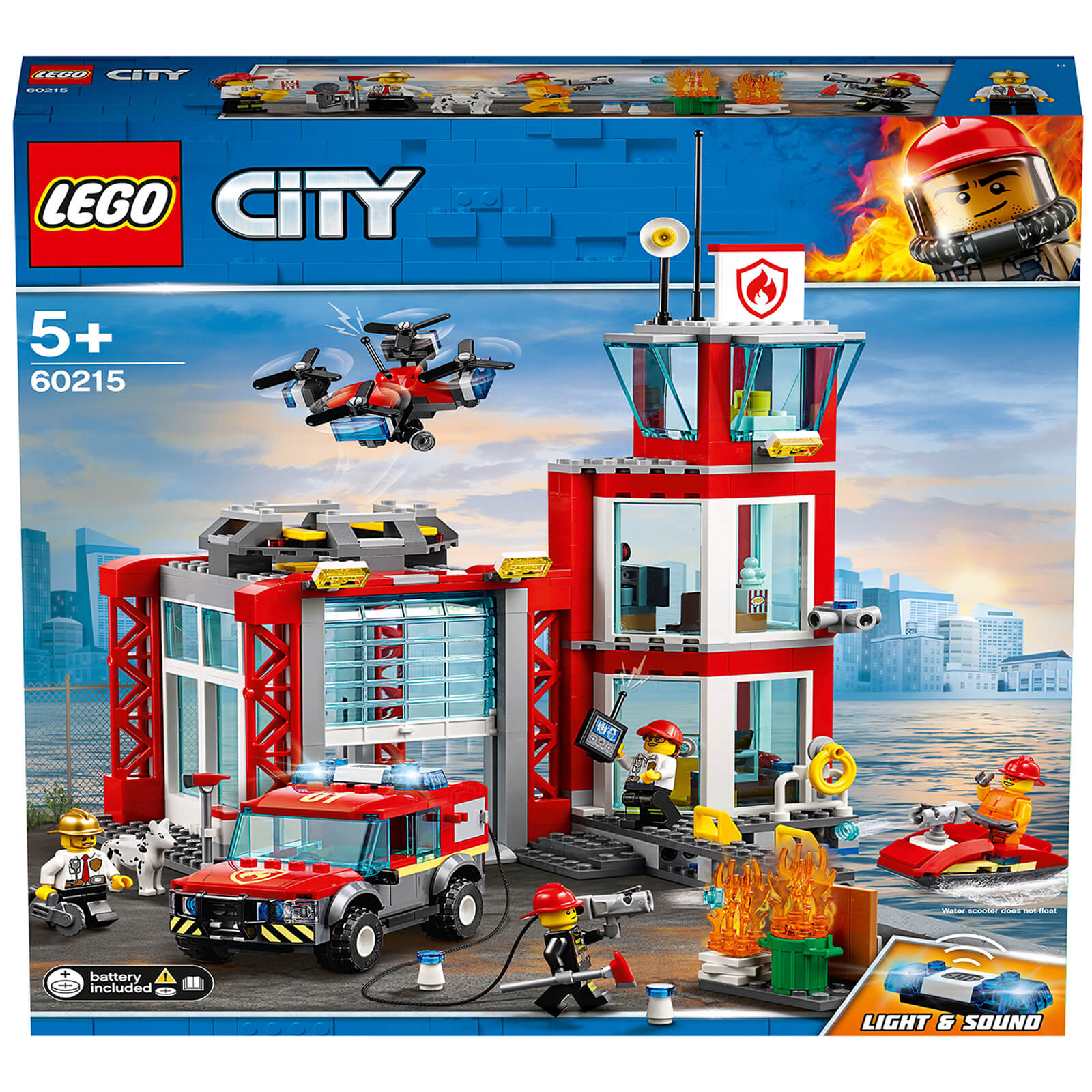 LEGO City: Set de construcción de la estación de bomberos (60215)