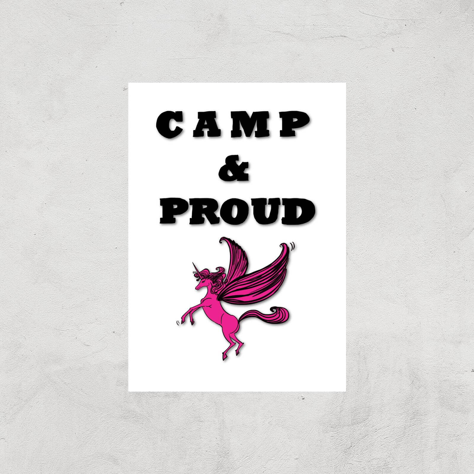 Rock On Ruby Camp & Proud Art Print - A4 - Print Only