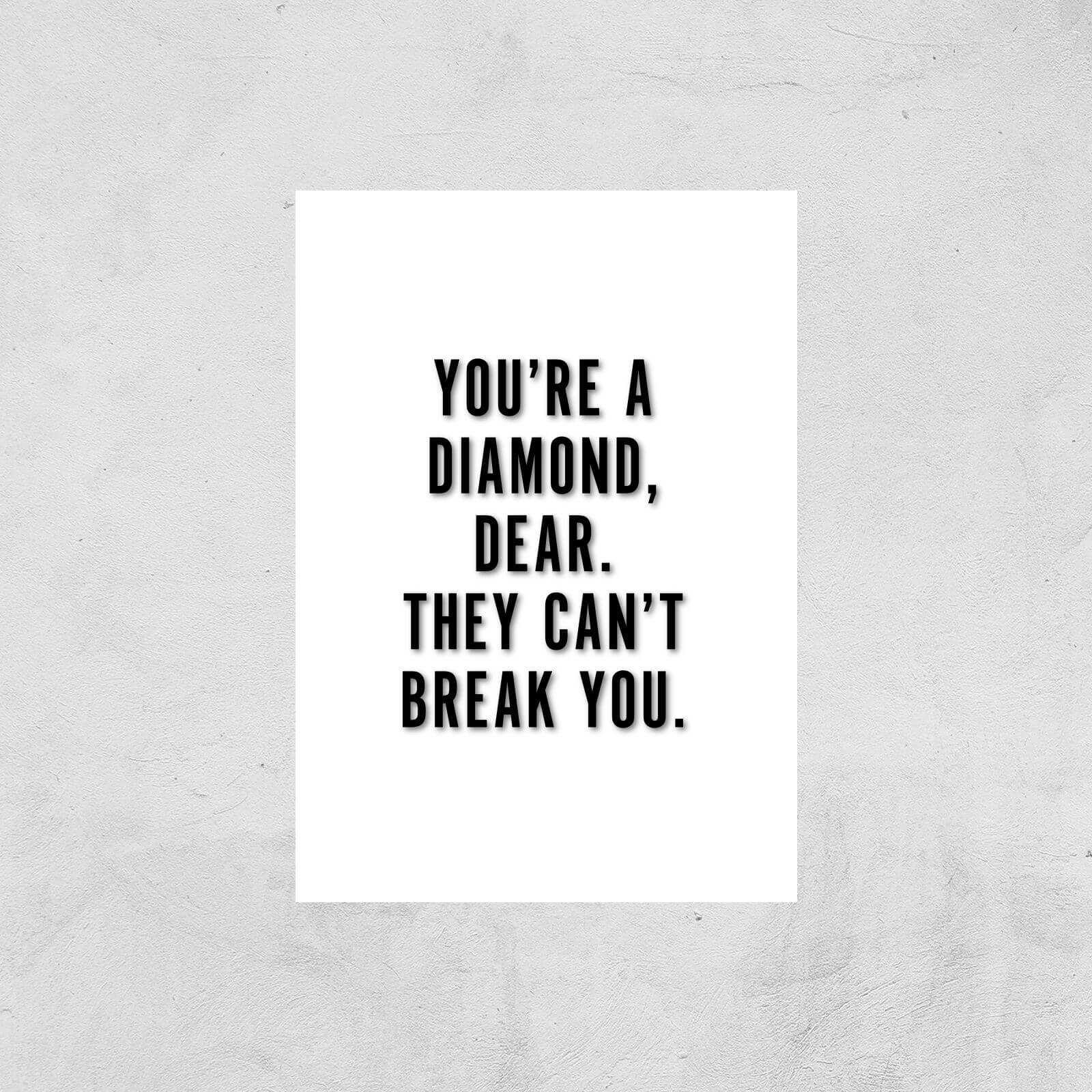 PlanetA444 You're A Diamond, Dear. Art Print - A3 - Print Only