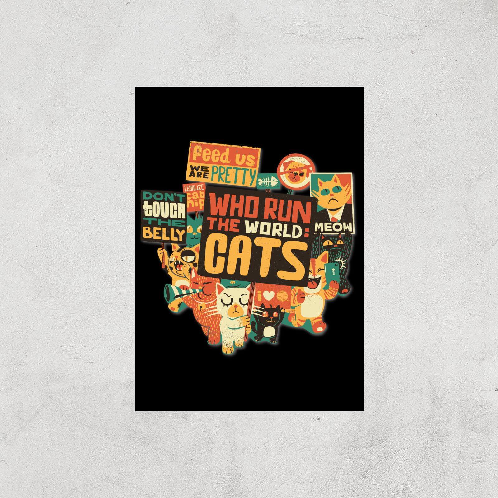 Tobias Fonseca Who Run The World? Cats. Art Print - A3 - Print Only